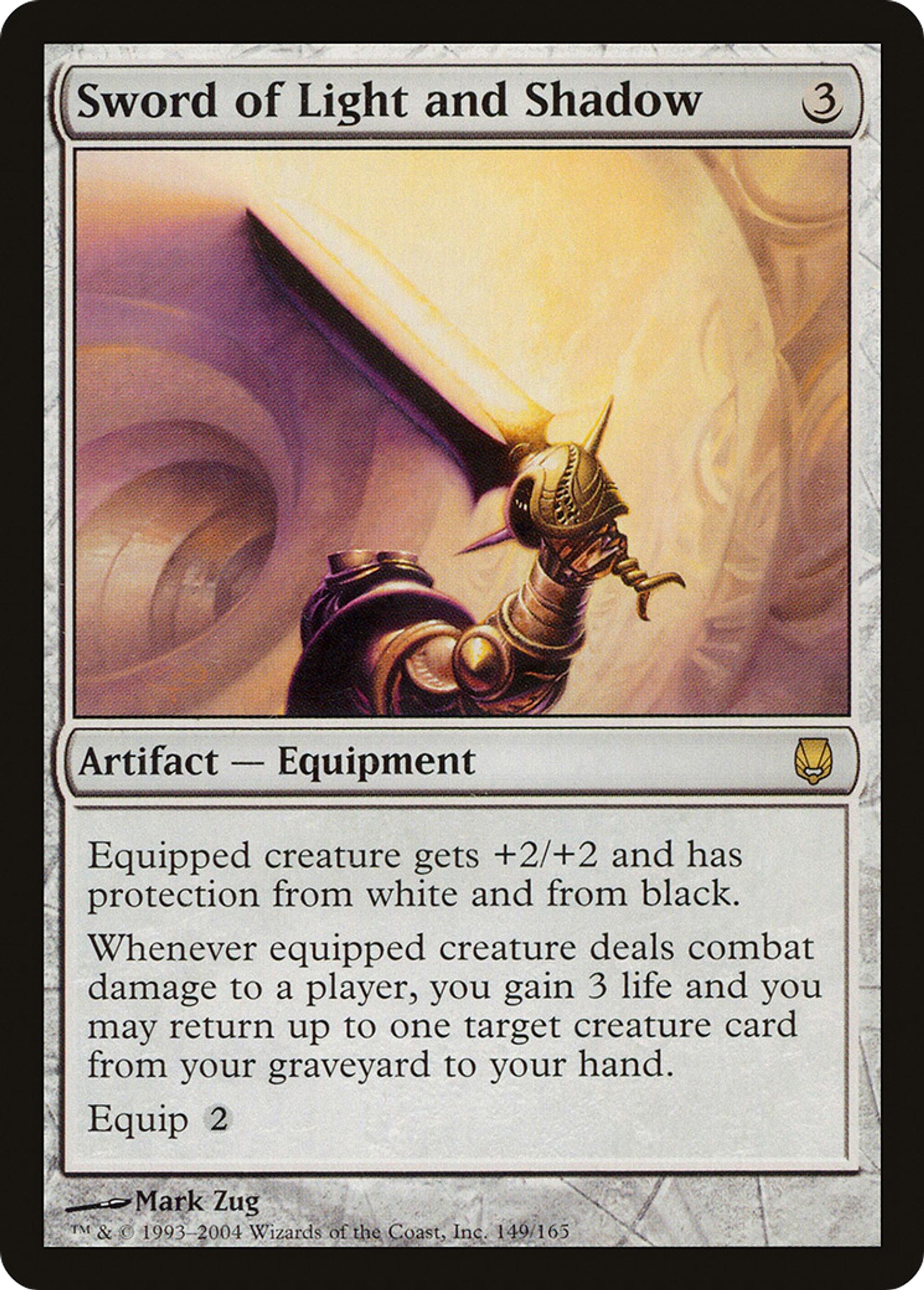 Épée des Ténèbres et de la Lumière — Darksteel — Magic: The Gathering