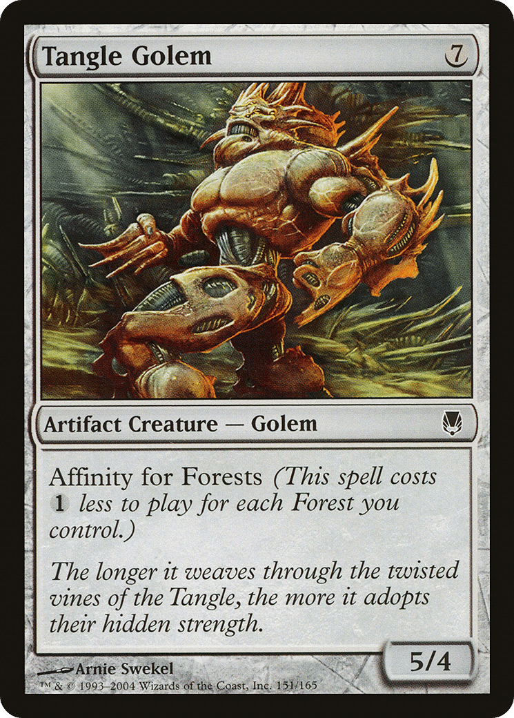 Tangle Golem — Darksteel — Magic: The Gathering