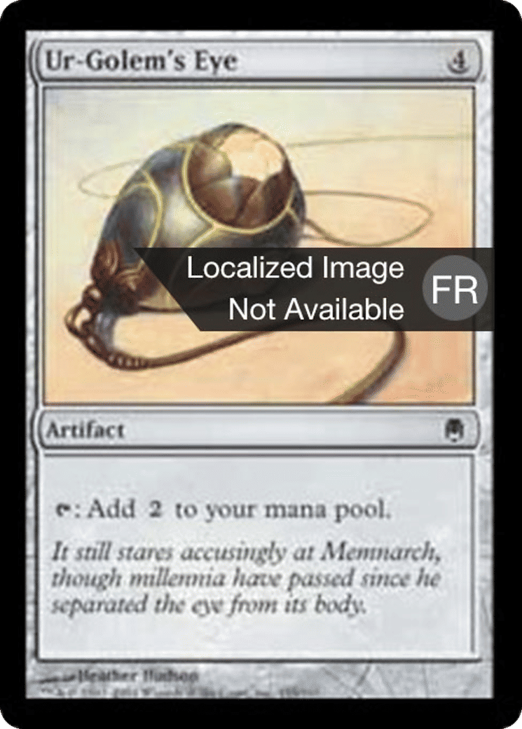 Œil de l'Ur-Golem — Darksteel — Magic: The Gathering