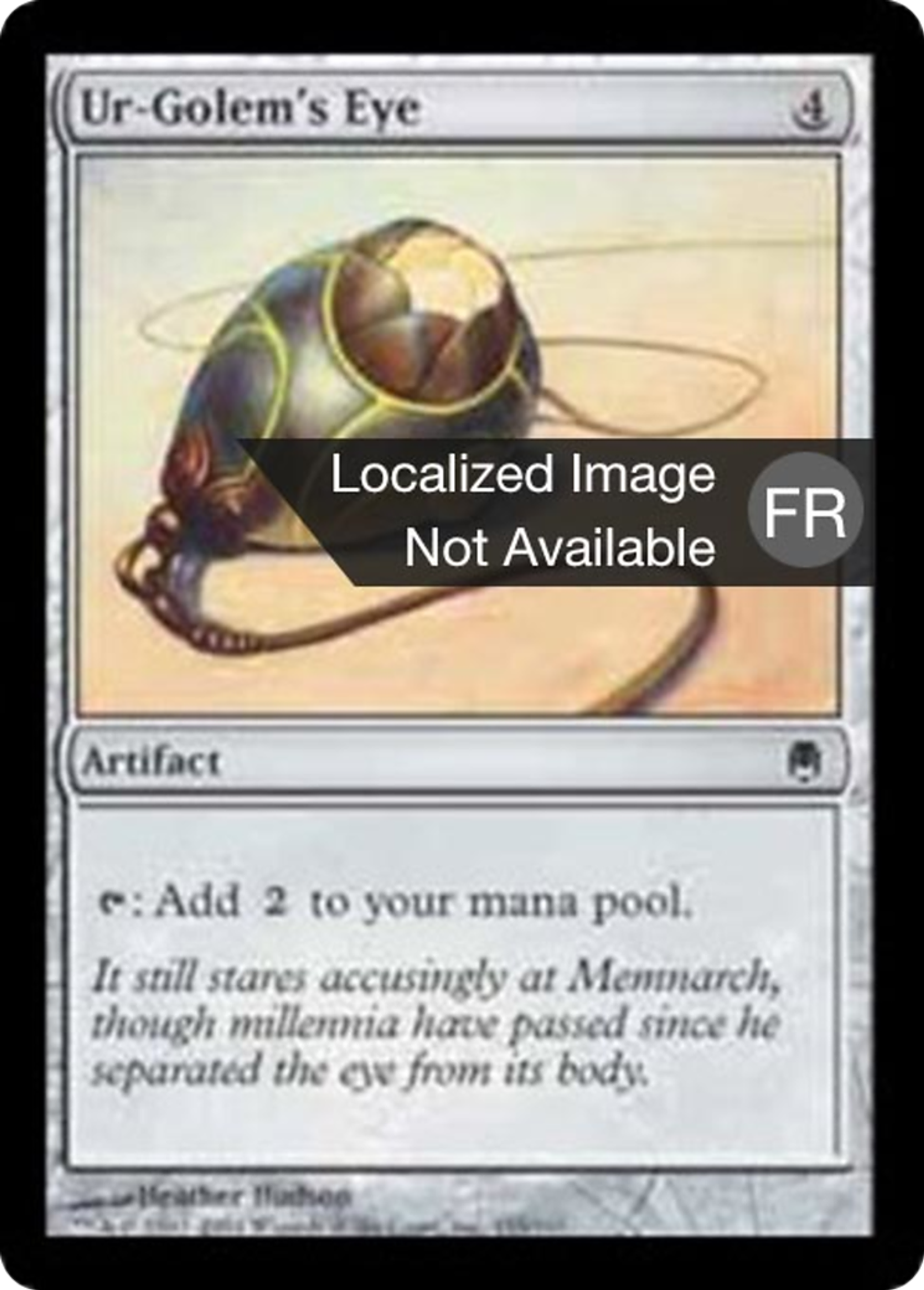 Œil de l'Ur-Golem — Darksteel — Magic: The Gathering
