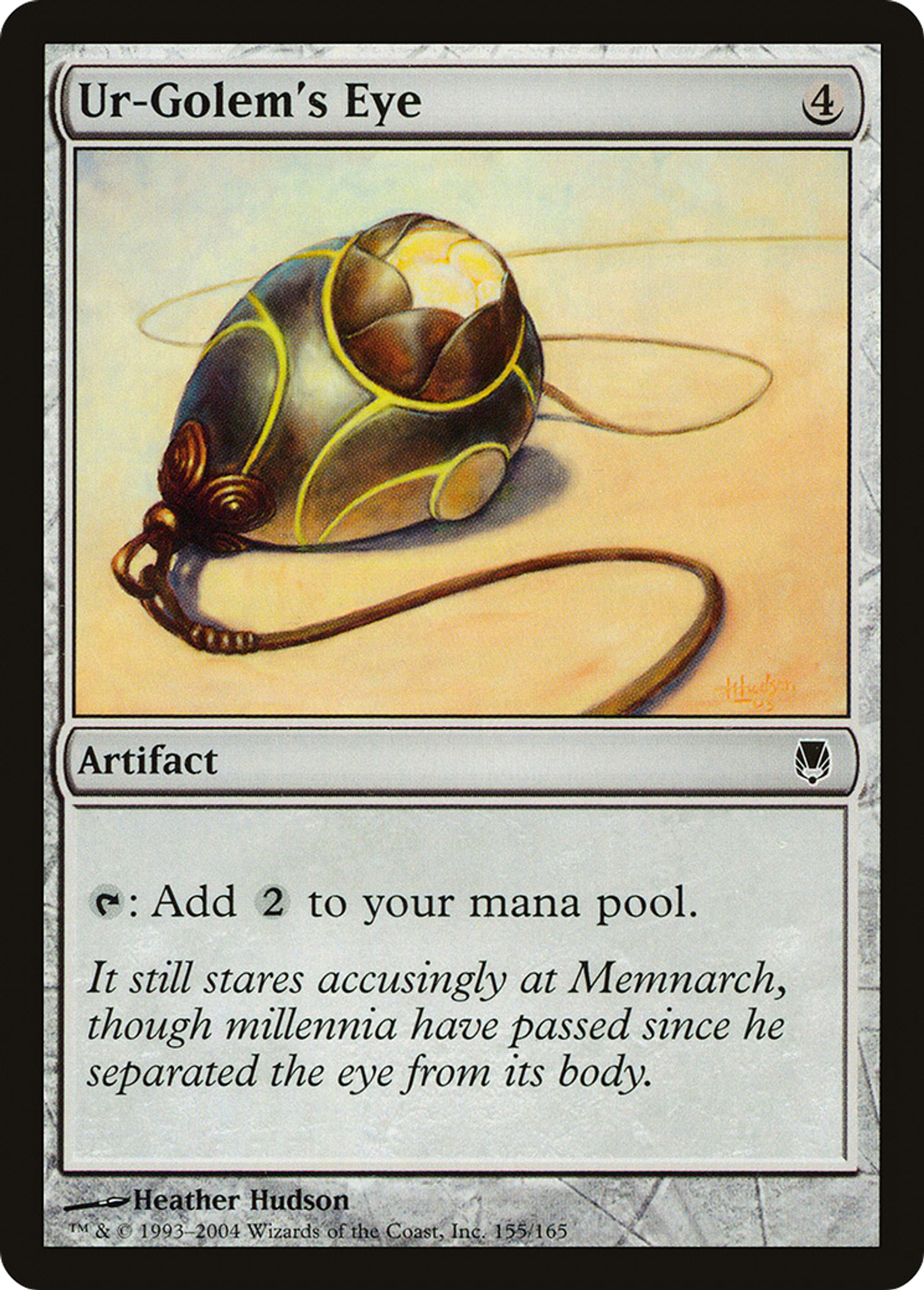 Œil de l'Ur-Golem — Darksteel — Magic: The Gathering