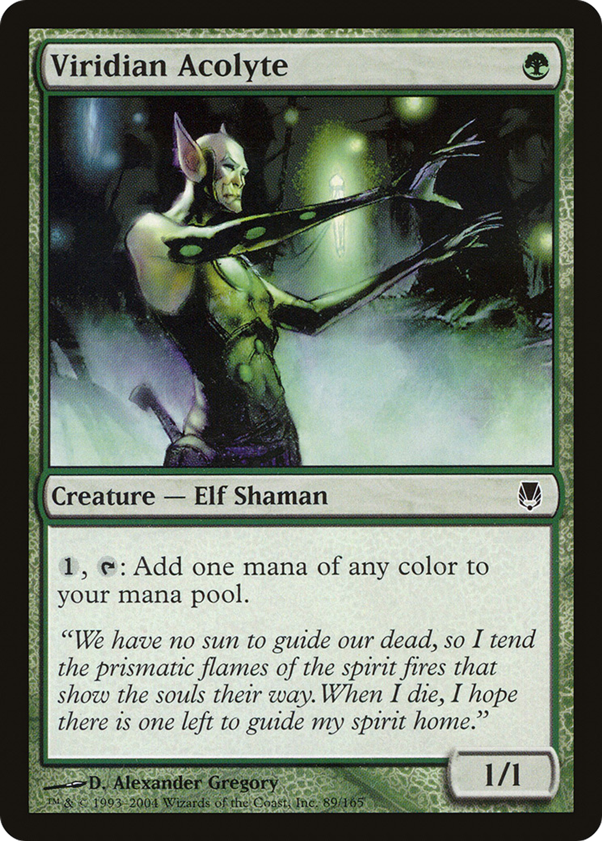 Acolyte viridian — Darksteel — Magic: The Gathering