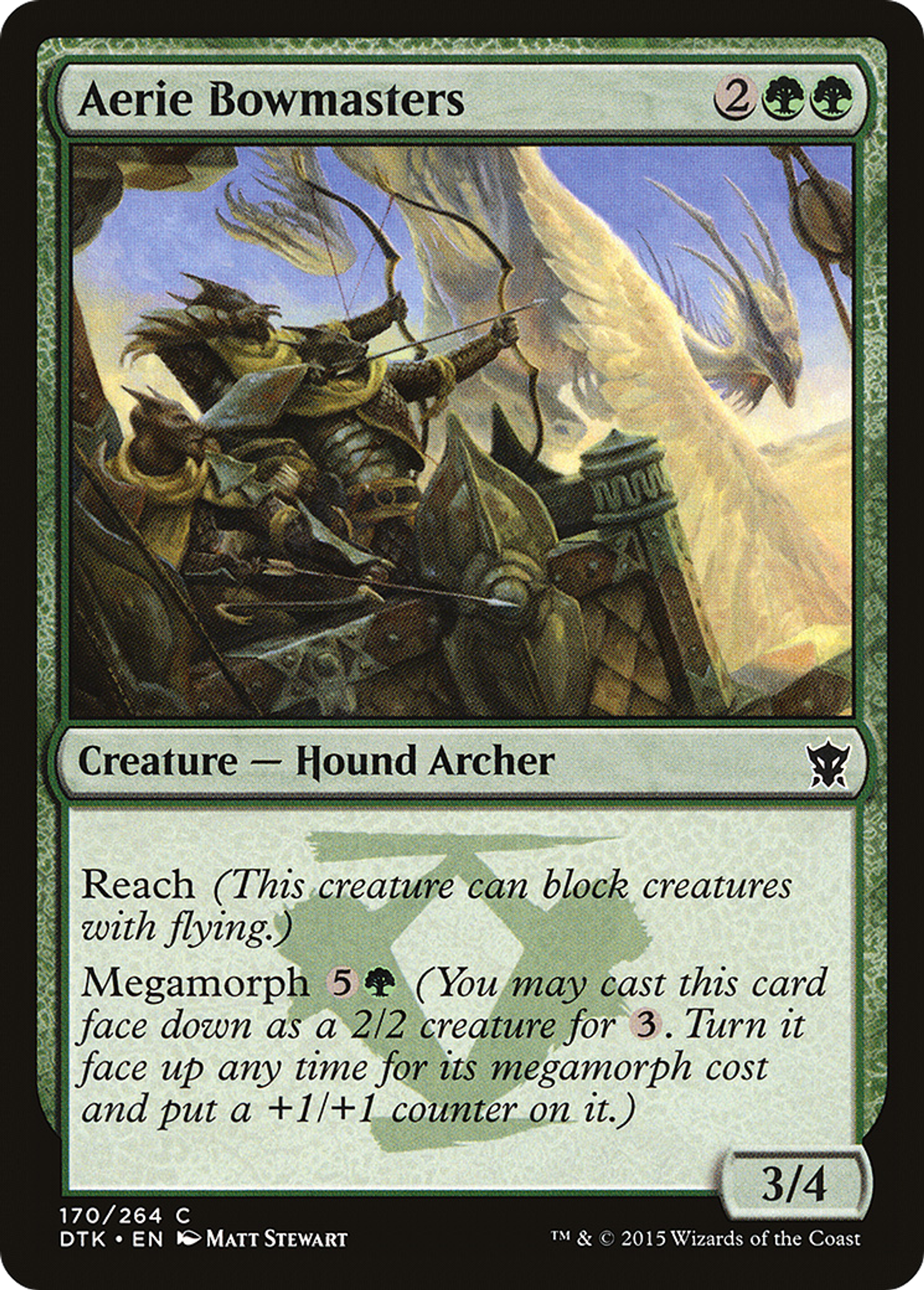 Maîtres archers de l'aérain — Dragons of Tarkir — Magic: The Gathering