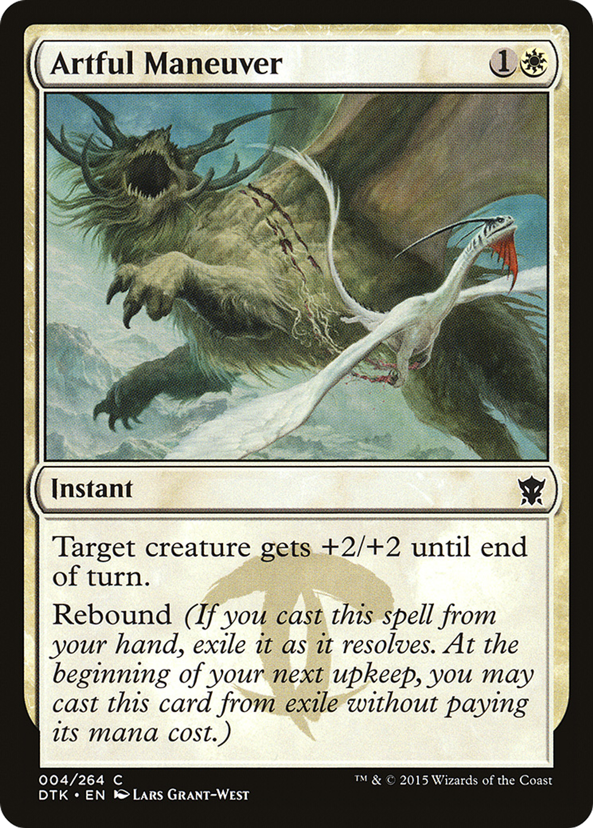 Artful Maneuver — Dragons of Tarkir — Magic: The Gathering