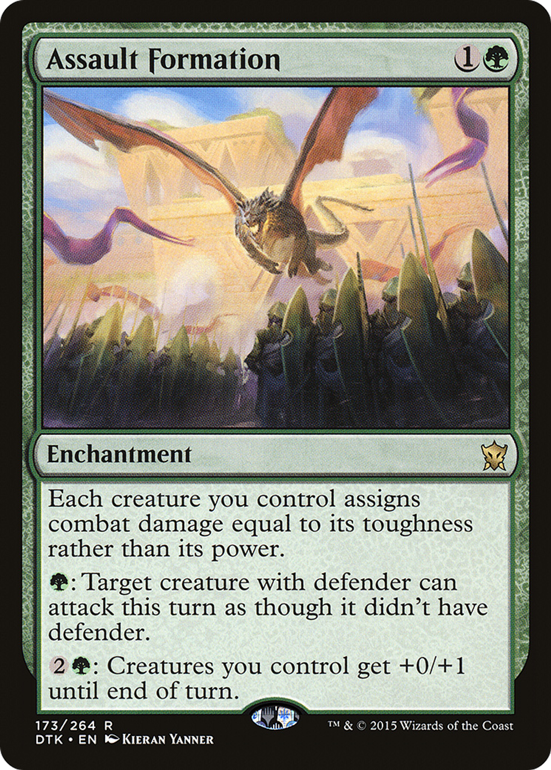 Formation d'assaut — Dragons of Tarkir — Magic: The Gathering