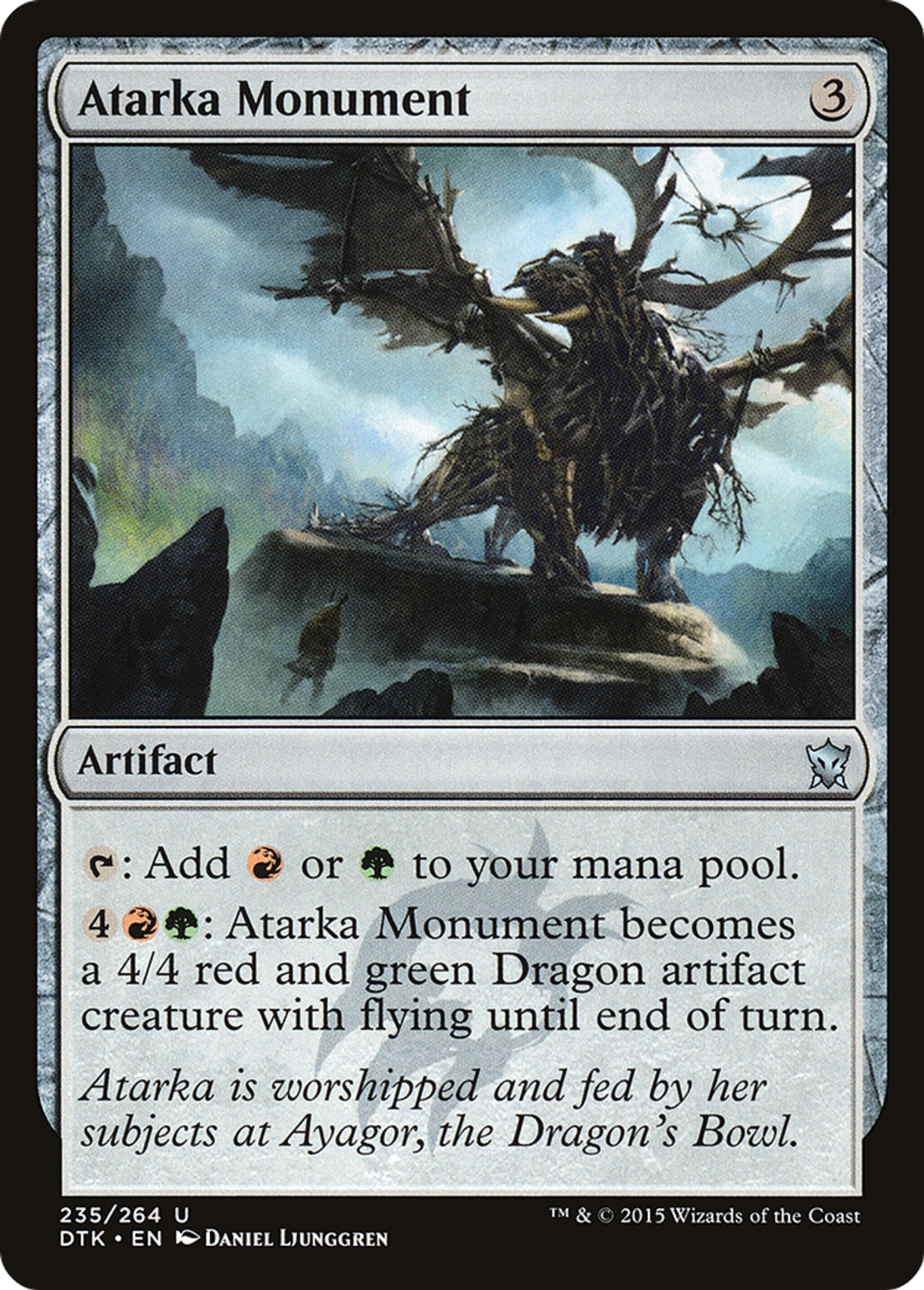 Monument d'Atarka — Dragons of Tarkir — Magic: The Gathering
