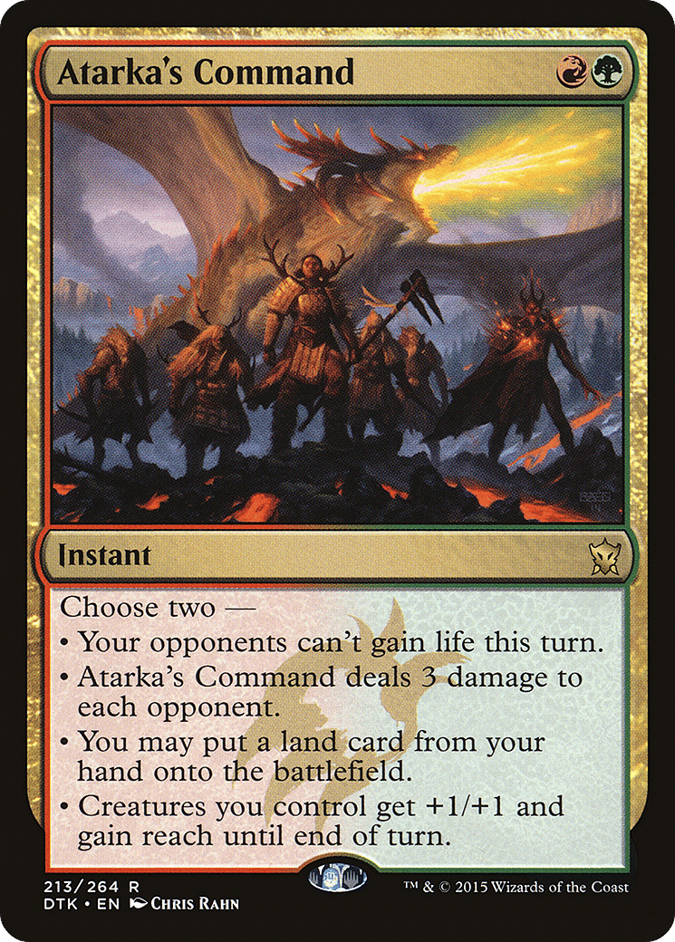 Atarka's Command — Dragons of Tarkir — Magic: The Gathering