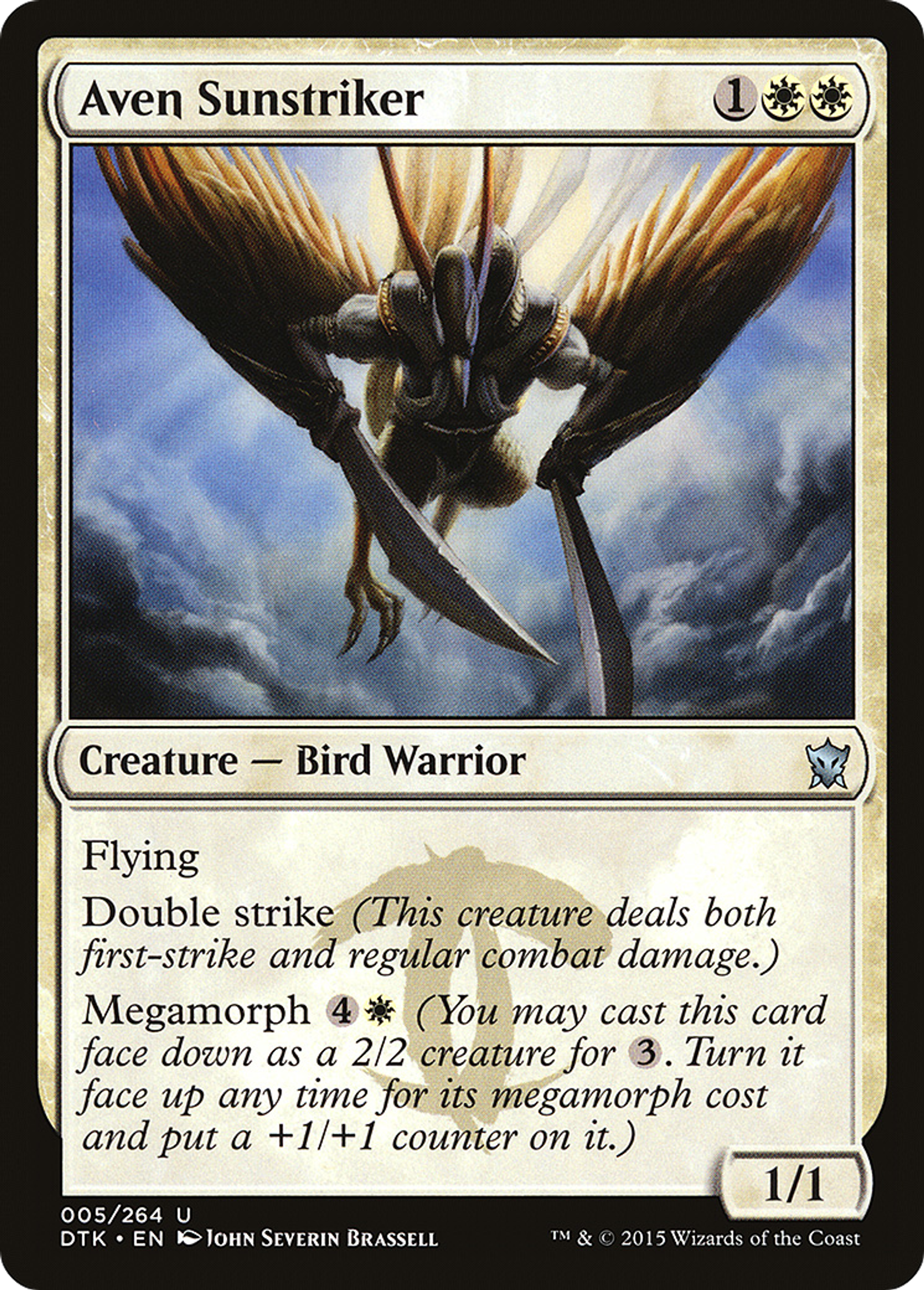 Aven Sunstriker — Dragons of Tarkir — Magic: The Gathering