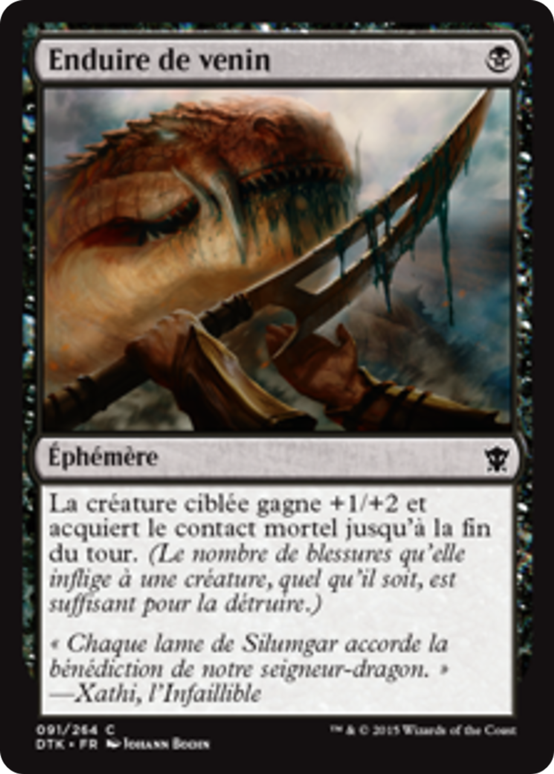Enduire de venin — Dragons of Tarkir — Magic: The Gathering