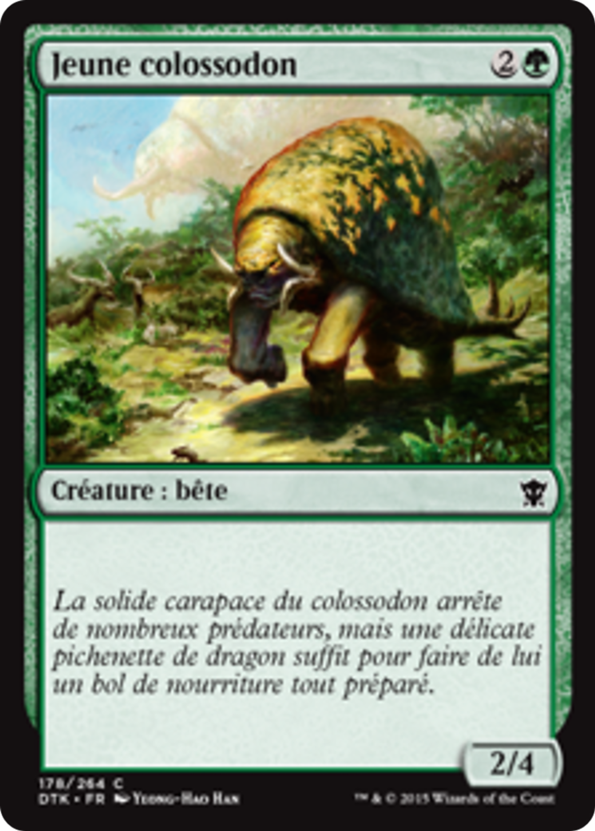 Jeune colossodon — Dragons of Tarkir — Magic: The Gathering