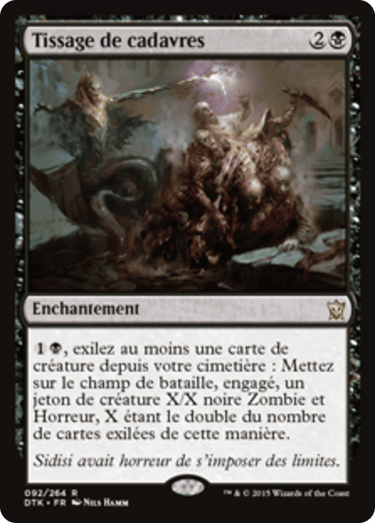 Tissage de cadavres — Dragons of Tarkir — Magic: The Gathering