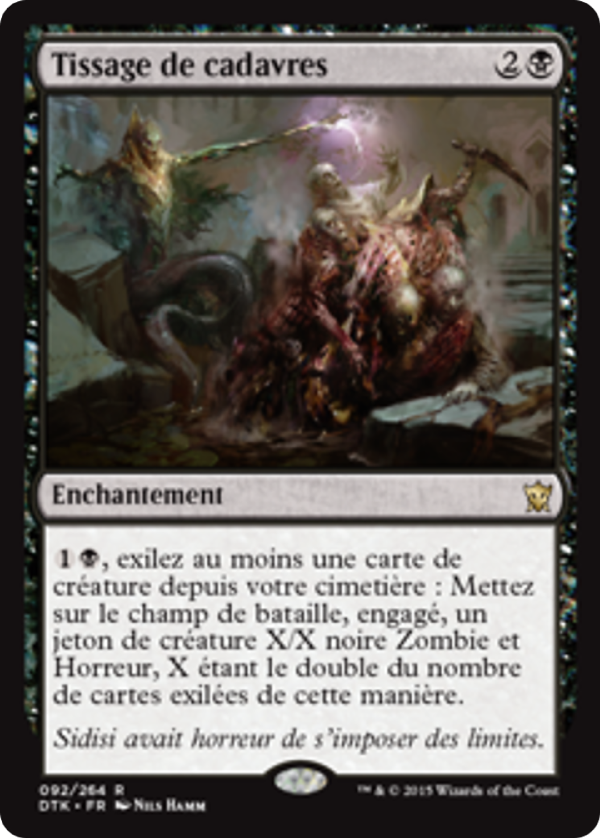 Tissage de cadavres — Dragons of Tarkir — Magic: The Gathering