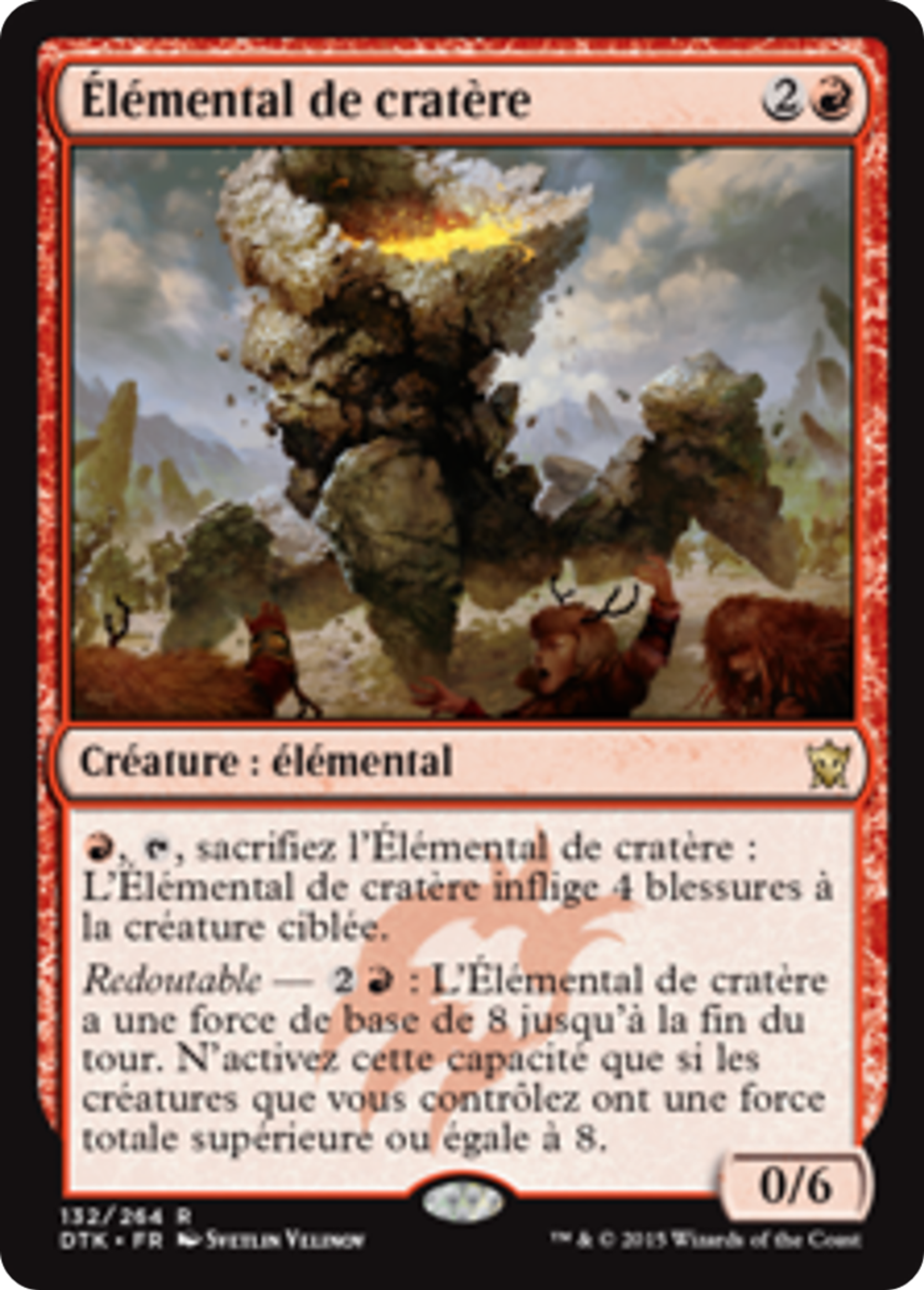 Élémental de cratère — Dragons of Tarkir — Magic: The Gathering