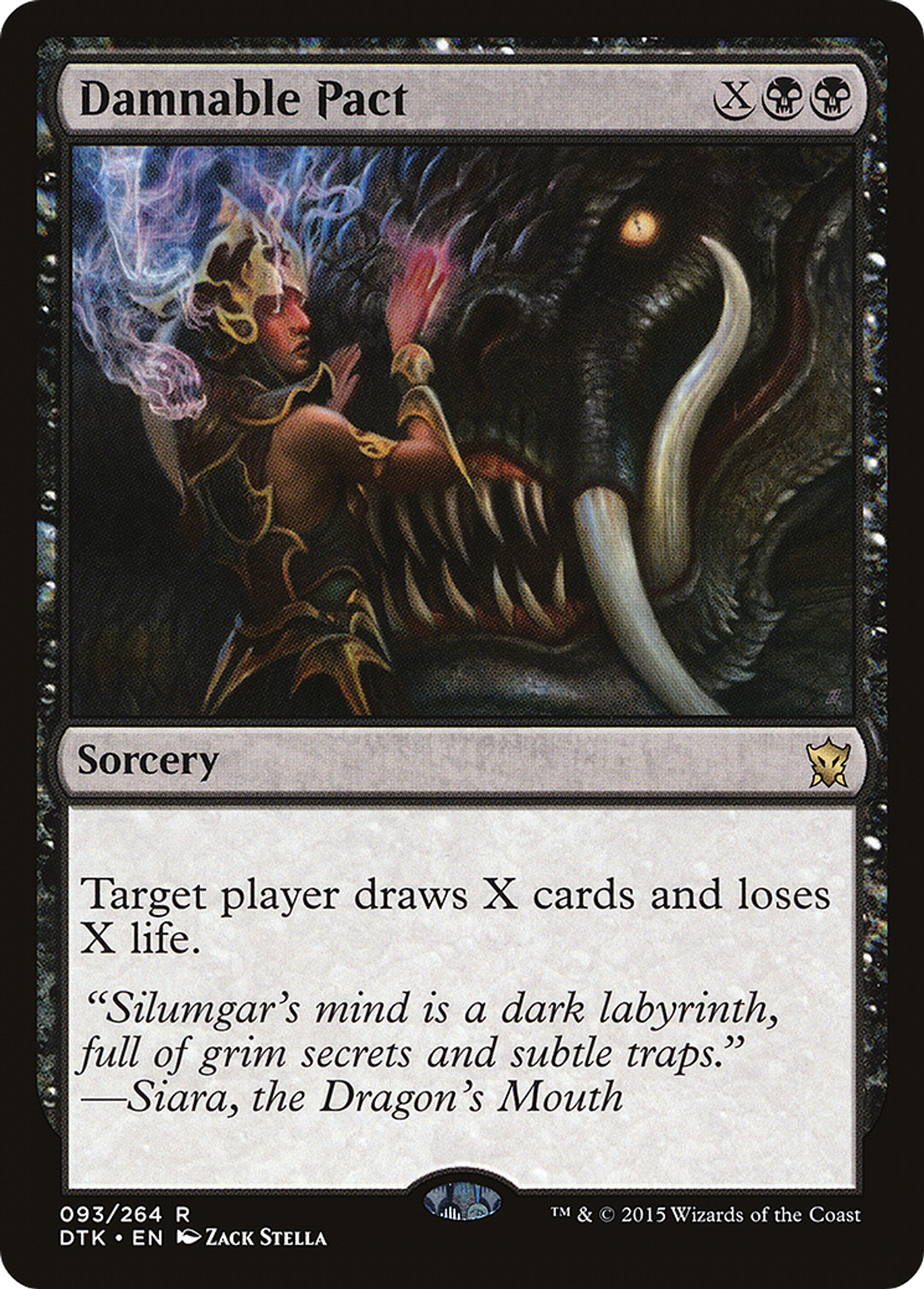 Pacte damné — Dragons of Tarkir — Magic: The Gathering
