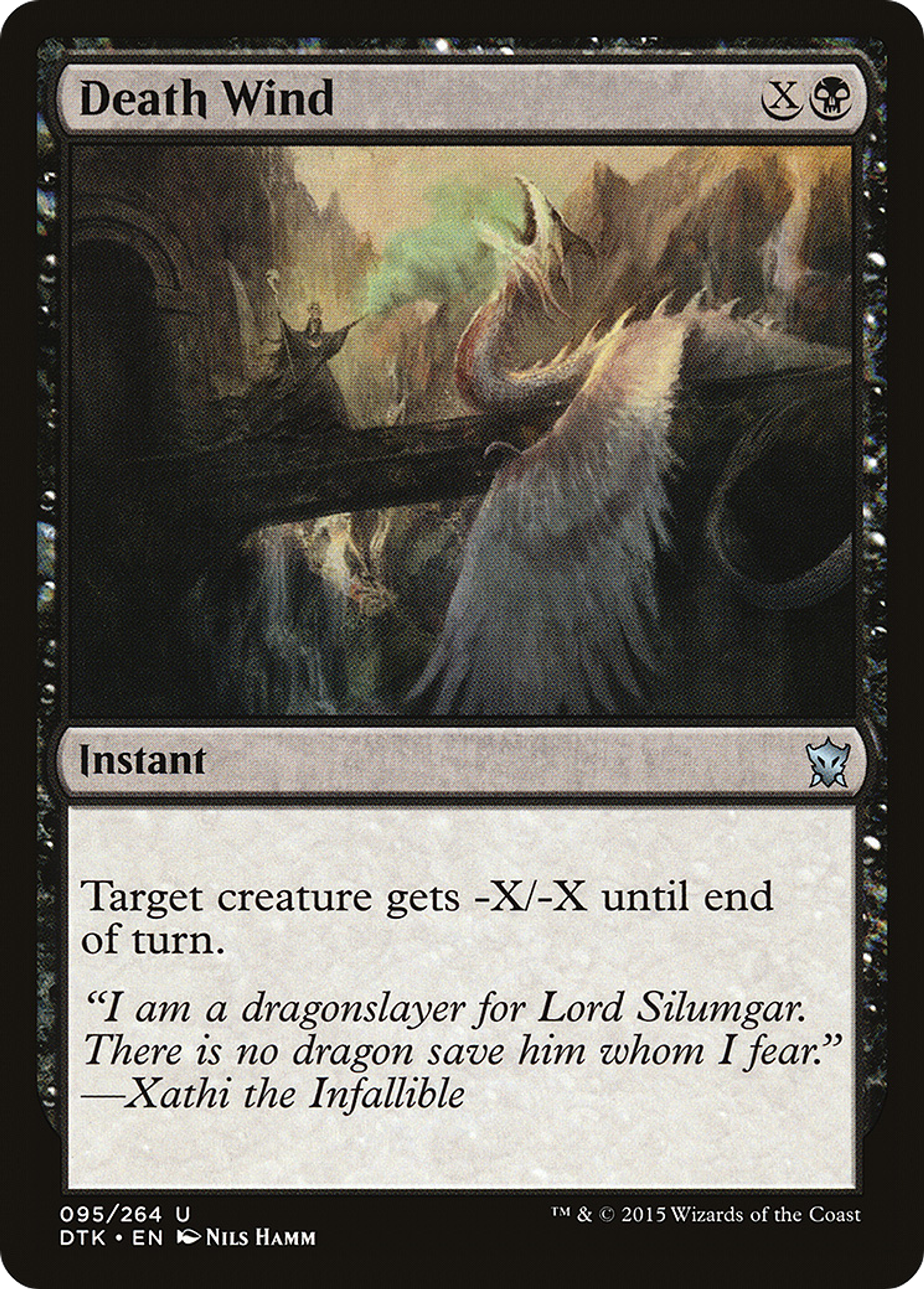 Death Wind — Dragons of Tarkir — Magic: The Gathering