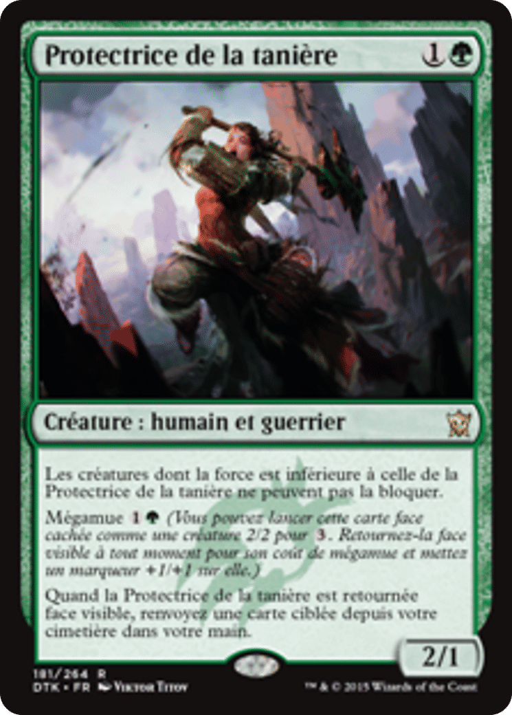 Protectrice de la tanière — Dragons of Tarkir — Magic: The Gathering