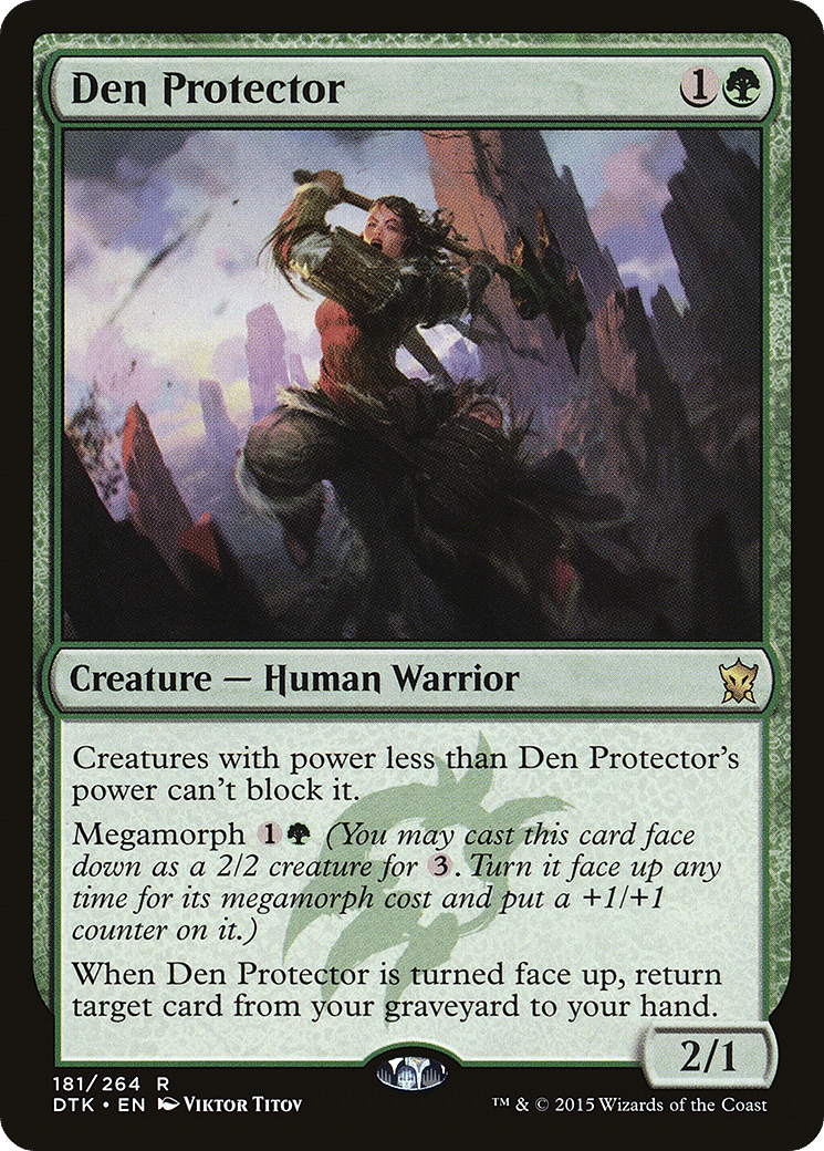 Den Protector — Dragons of Tarkir — Magic: The Gathering