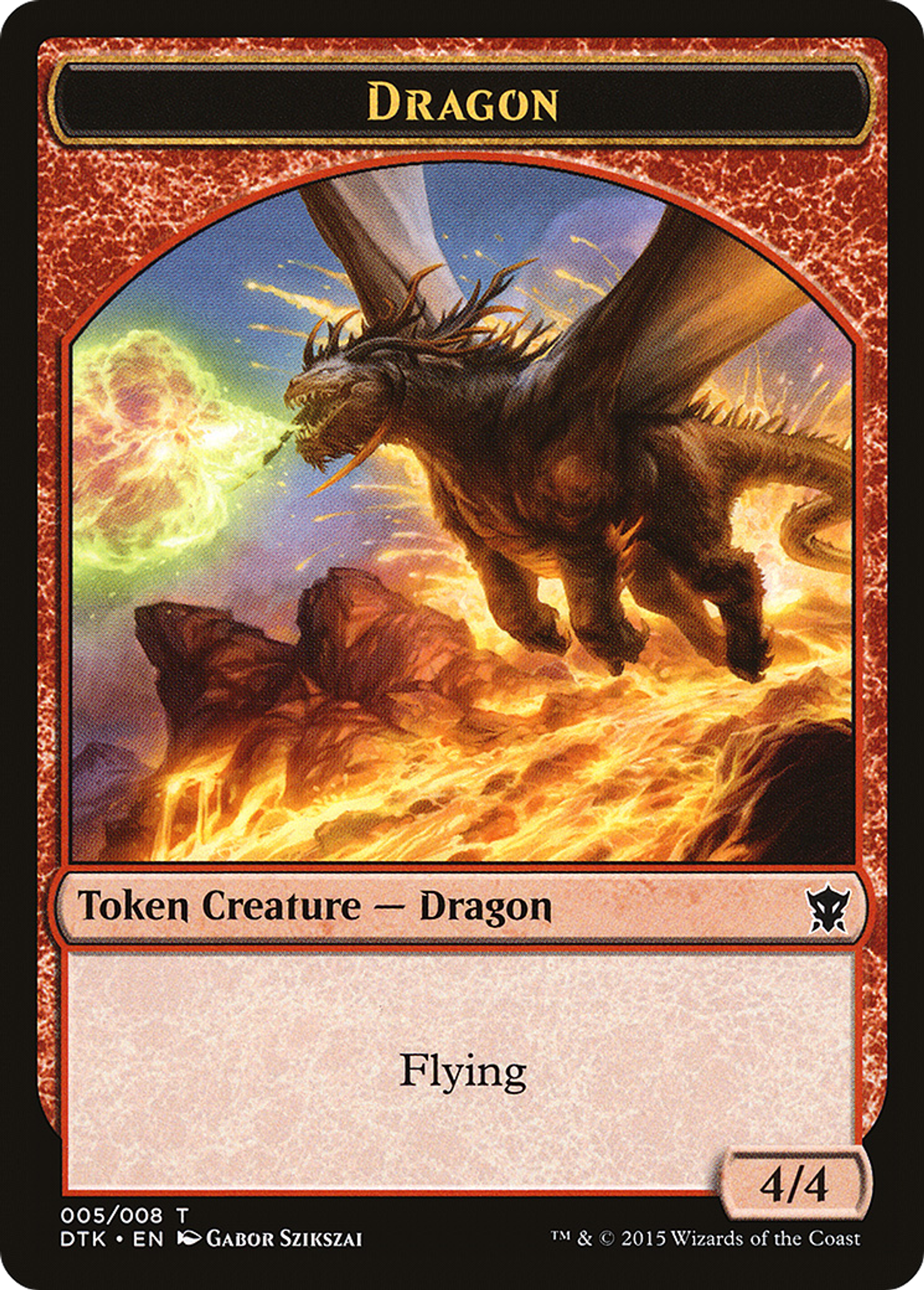 Dragon — Dragons of Tarkir — Magic: The Gathering