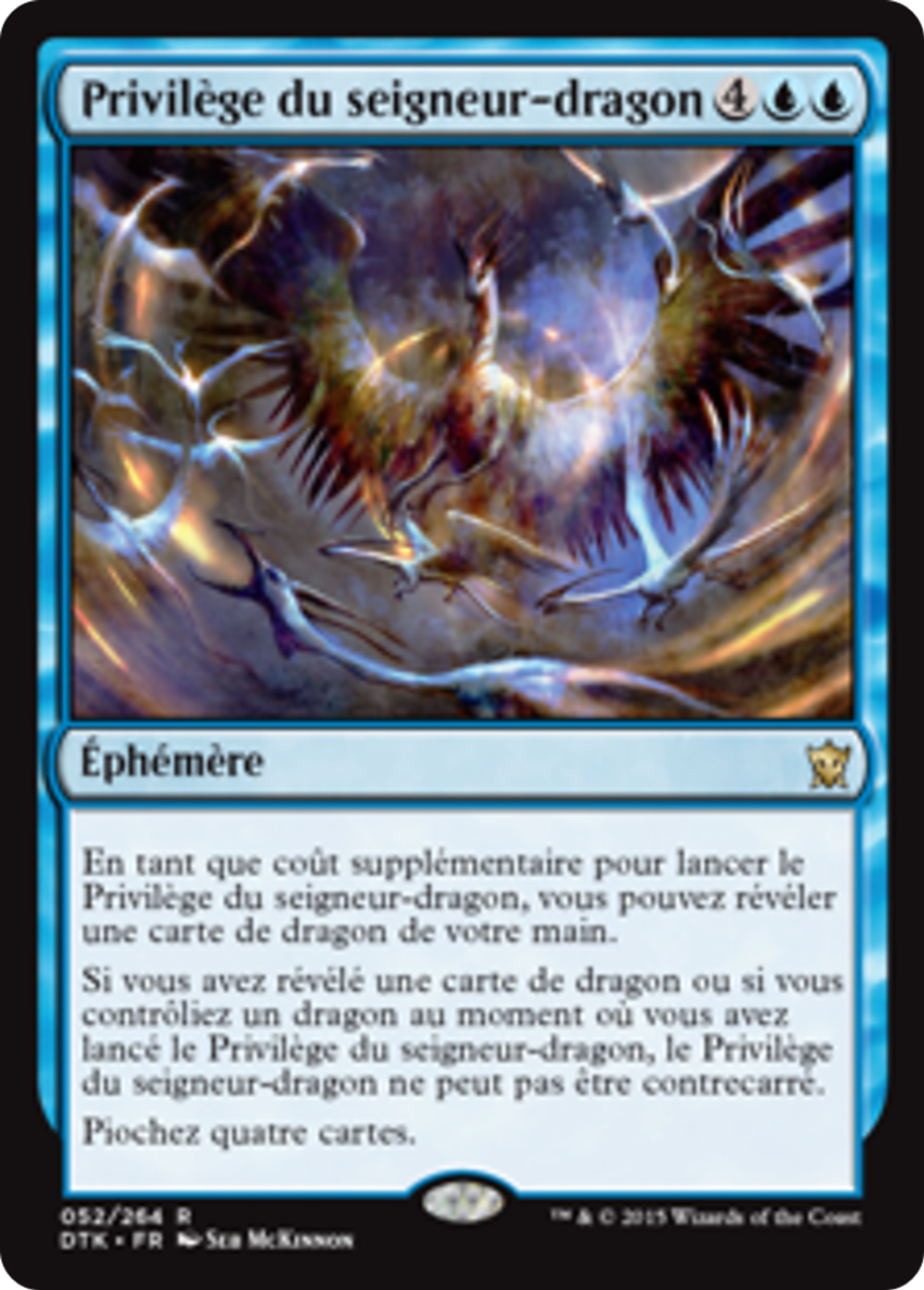 Privilège du seigneur-dragon — Dragons of Tarkir — Magic: The Gathering