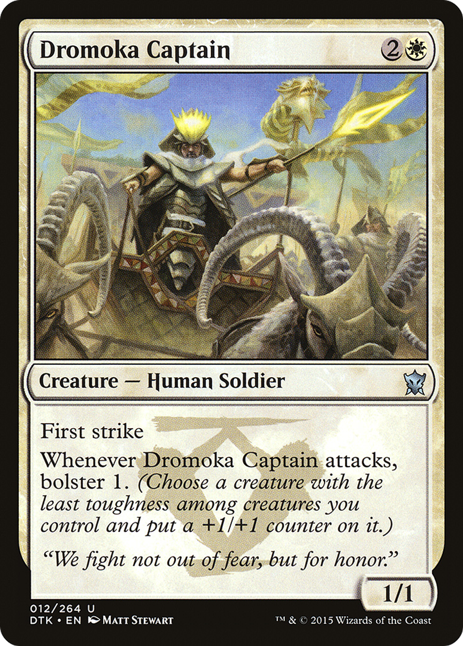 Dromoka Captain — Dragons of Tarkir — Magic: The Gathering