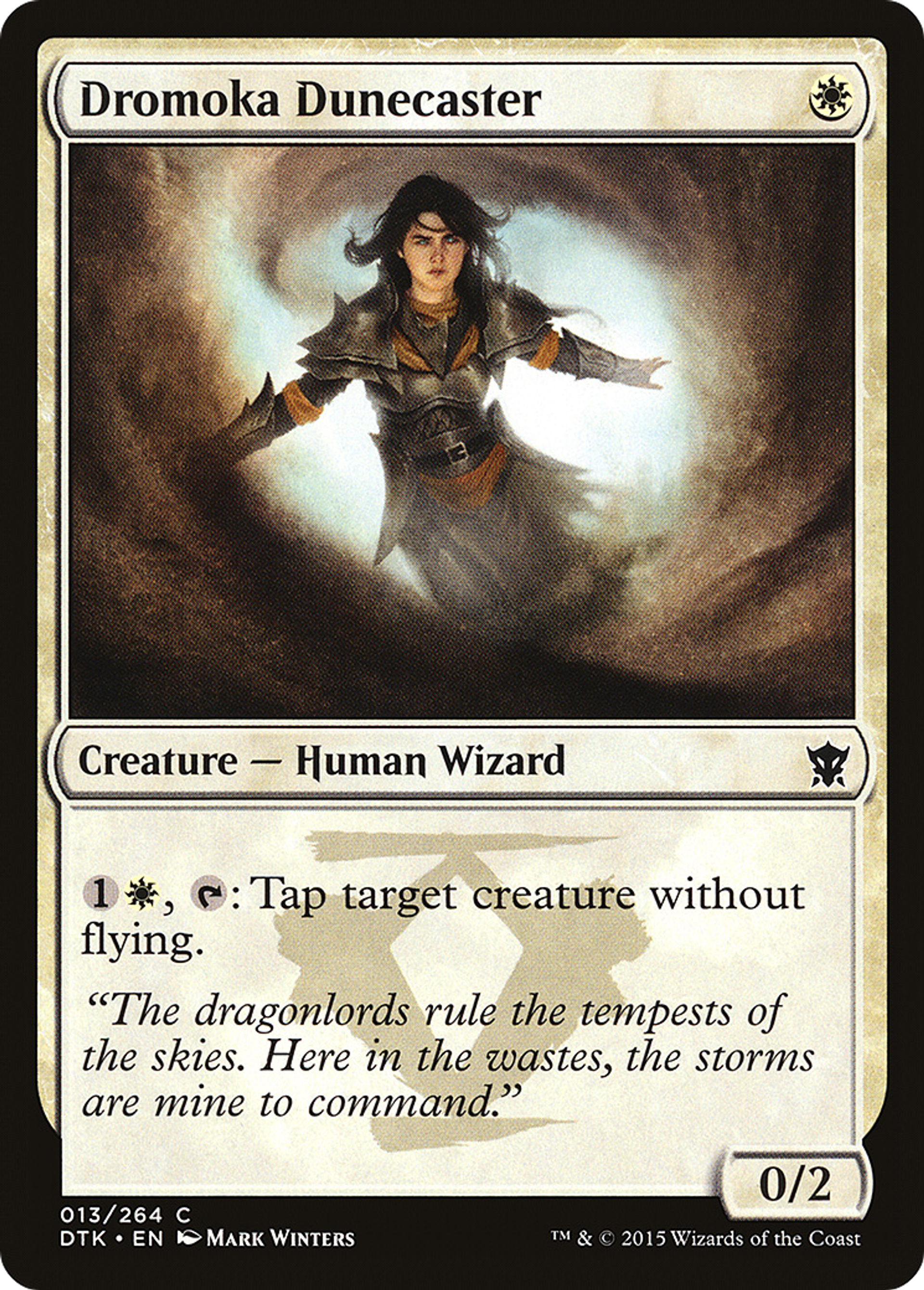 Dromoka Dunecaster — Dragons of Tarkir — Magic: The Gathering