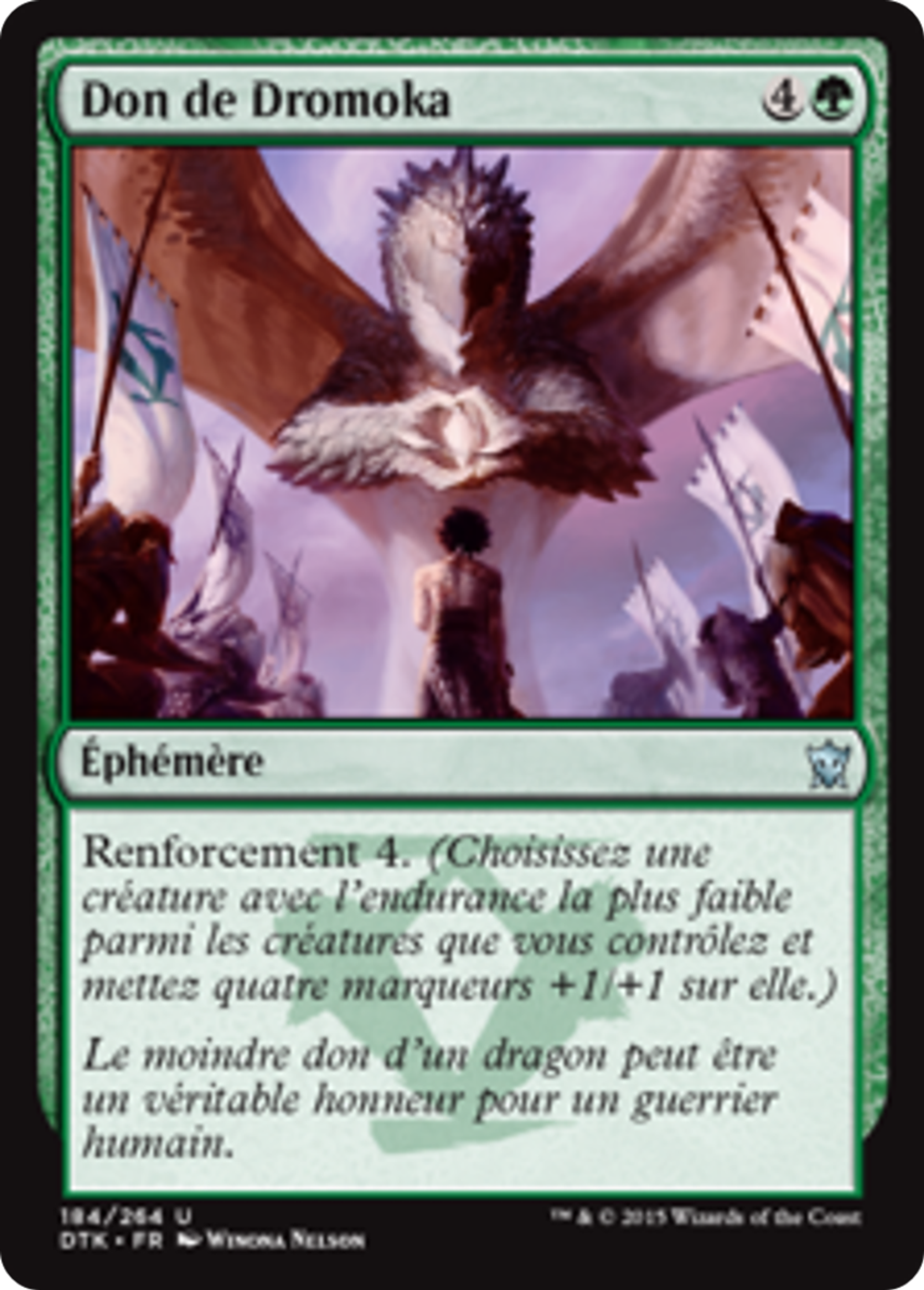 Don de Dromoka — Dragons of Tarkir — Magic: The Gathering