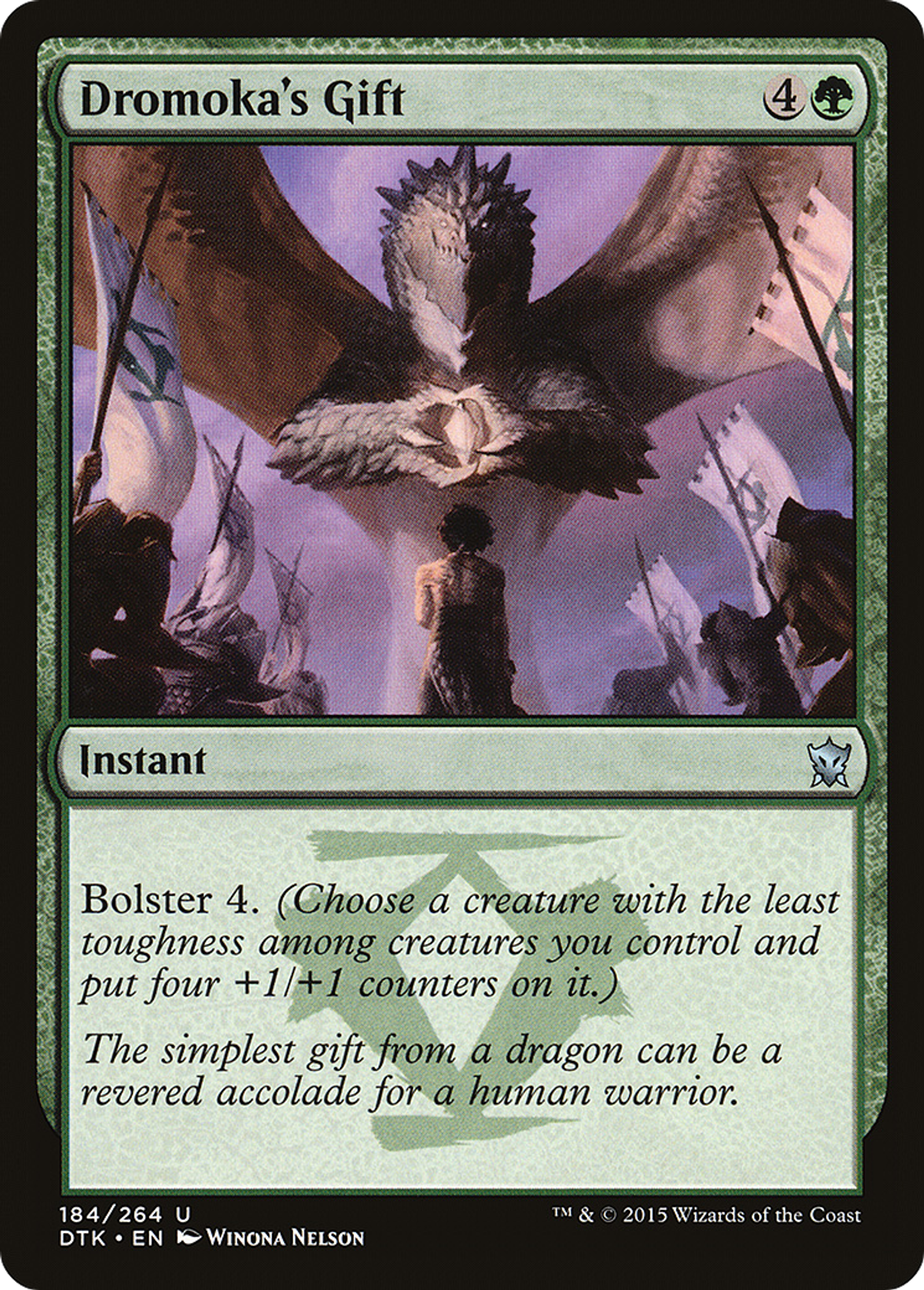 Don de Dromoka — Dragons of Tarkir — Magic: The Gathering