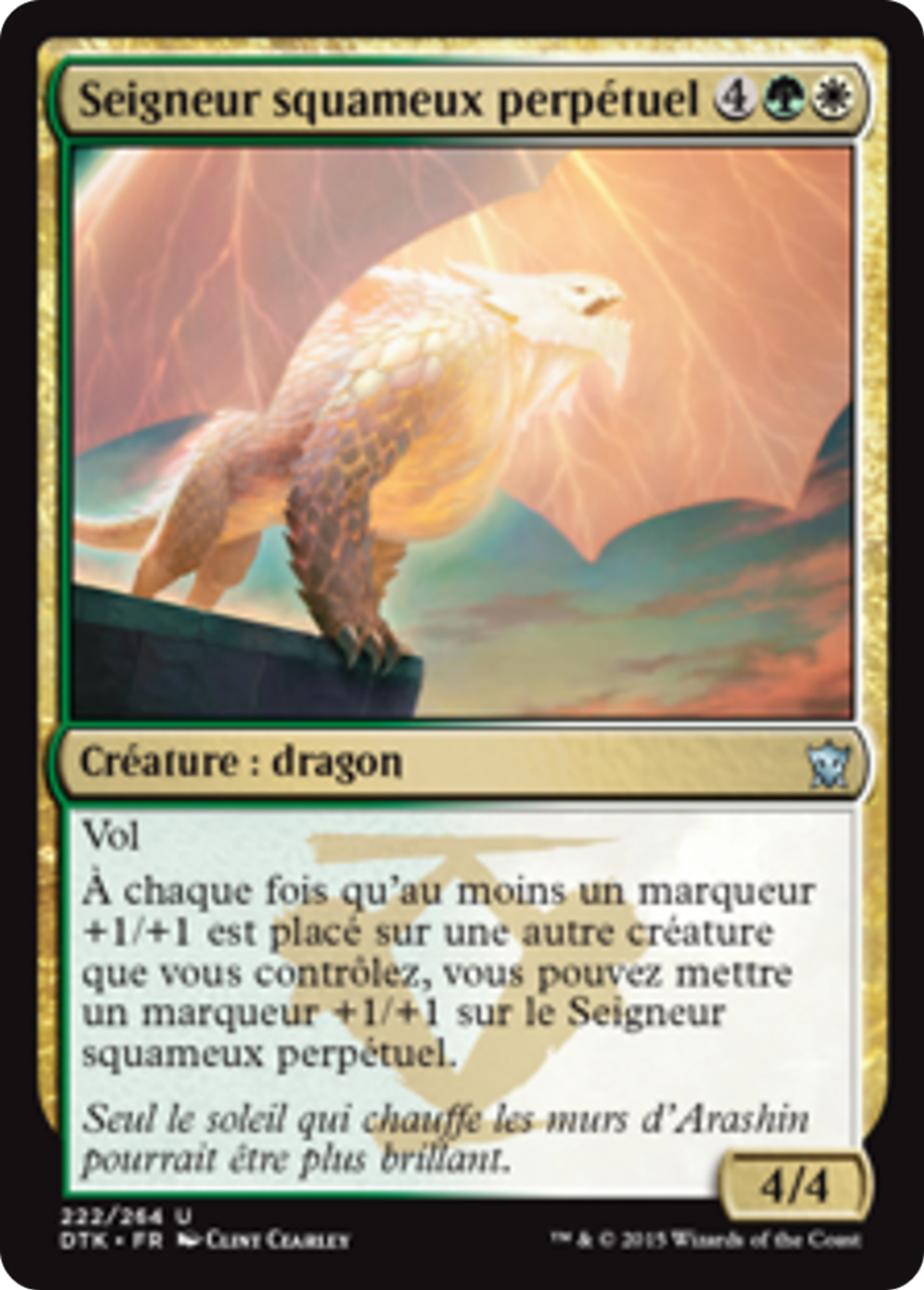 Seigneur squameux perpétuel — Dragons of Tarkir — Magic: The Gathering
