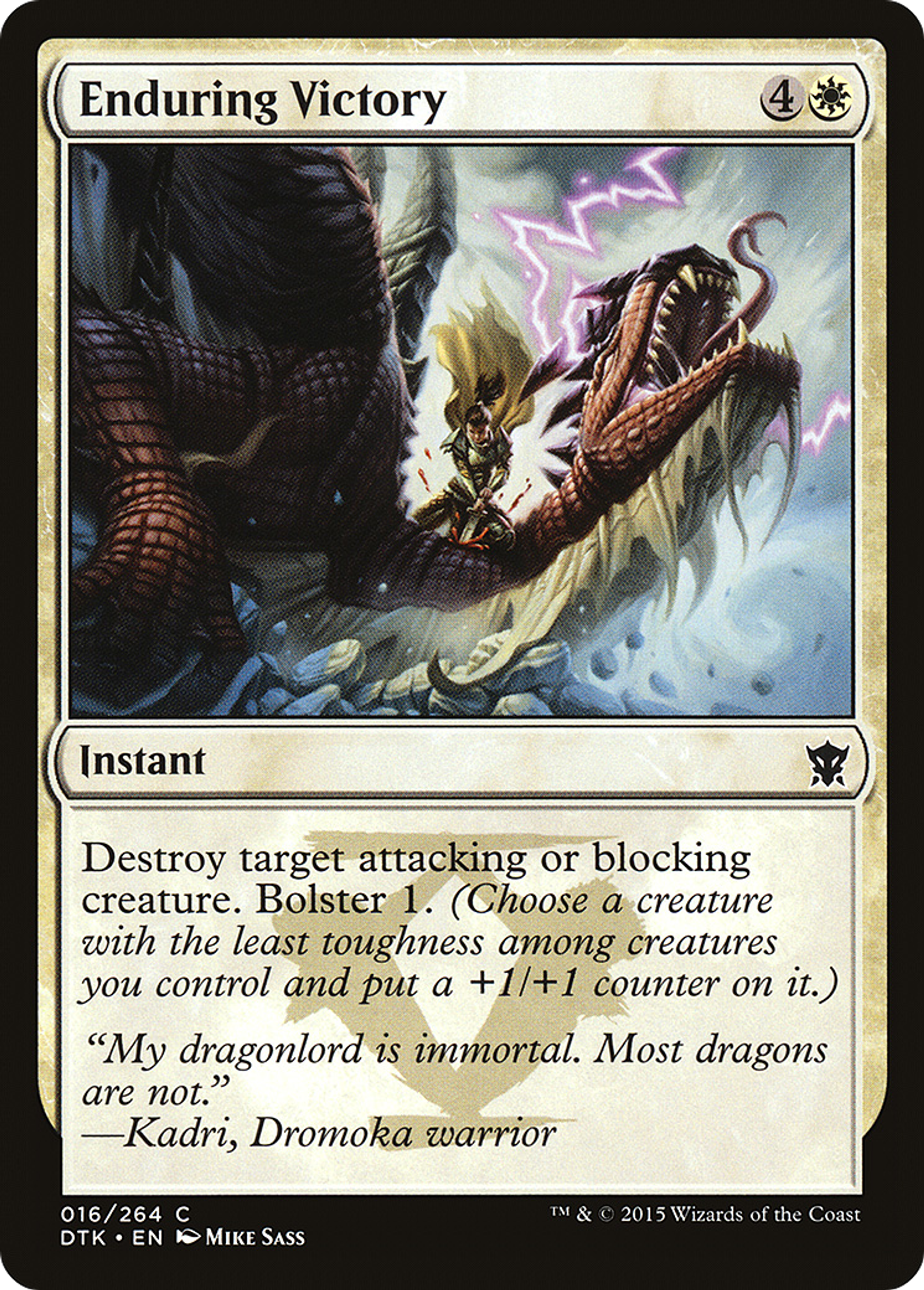 Enduring Victory — Dragons of Tarkir — Magic: The Gathering