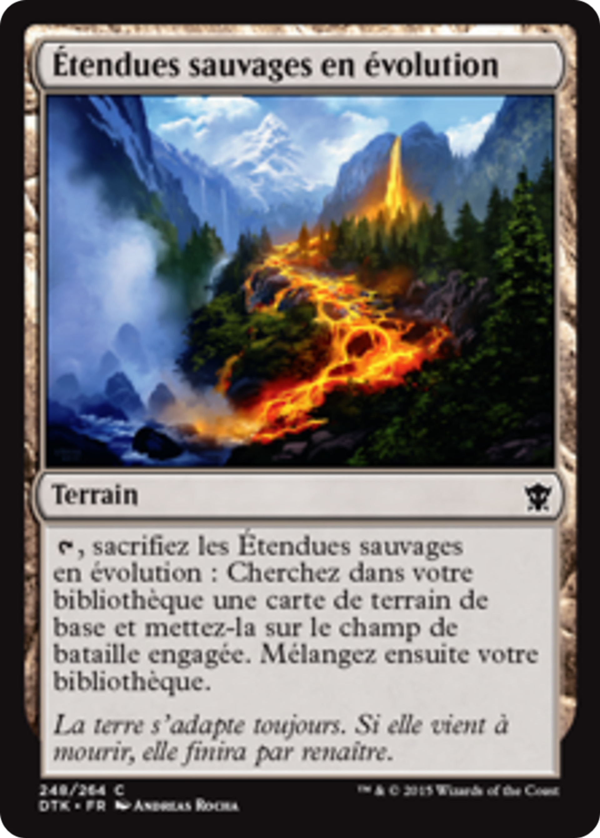 Étendues sauvages en évolution — Dragons of Tarkir — Magic: The Gathering