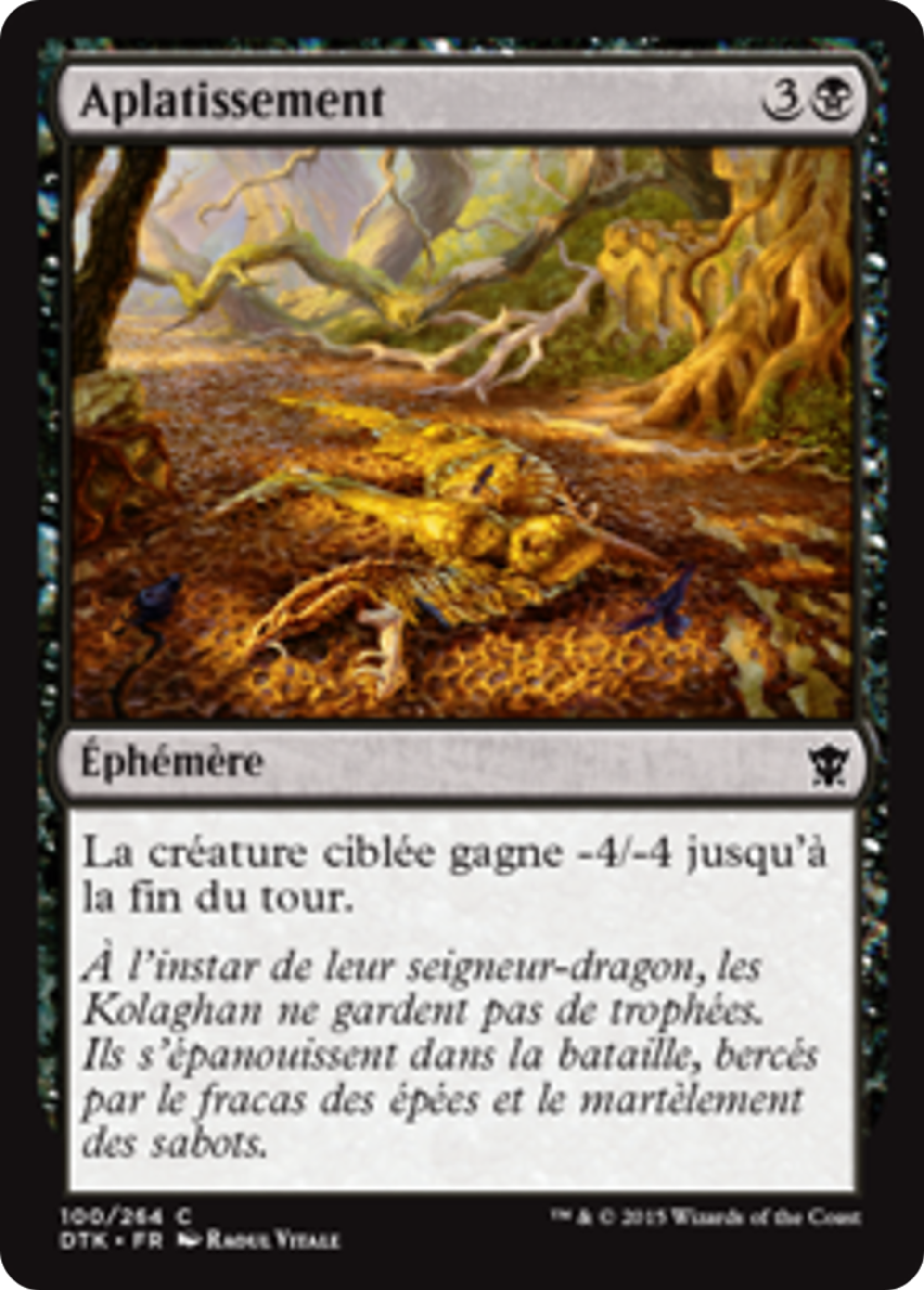 Aplatissement — Dragons of Tarkir — Magic: The Gathering