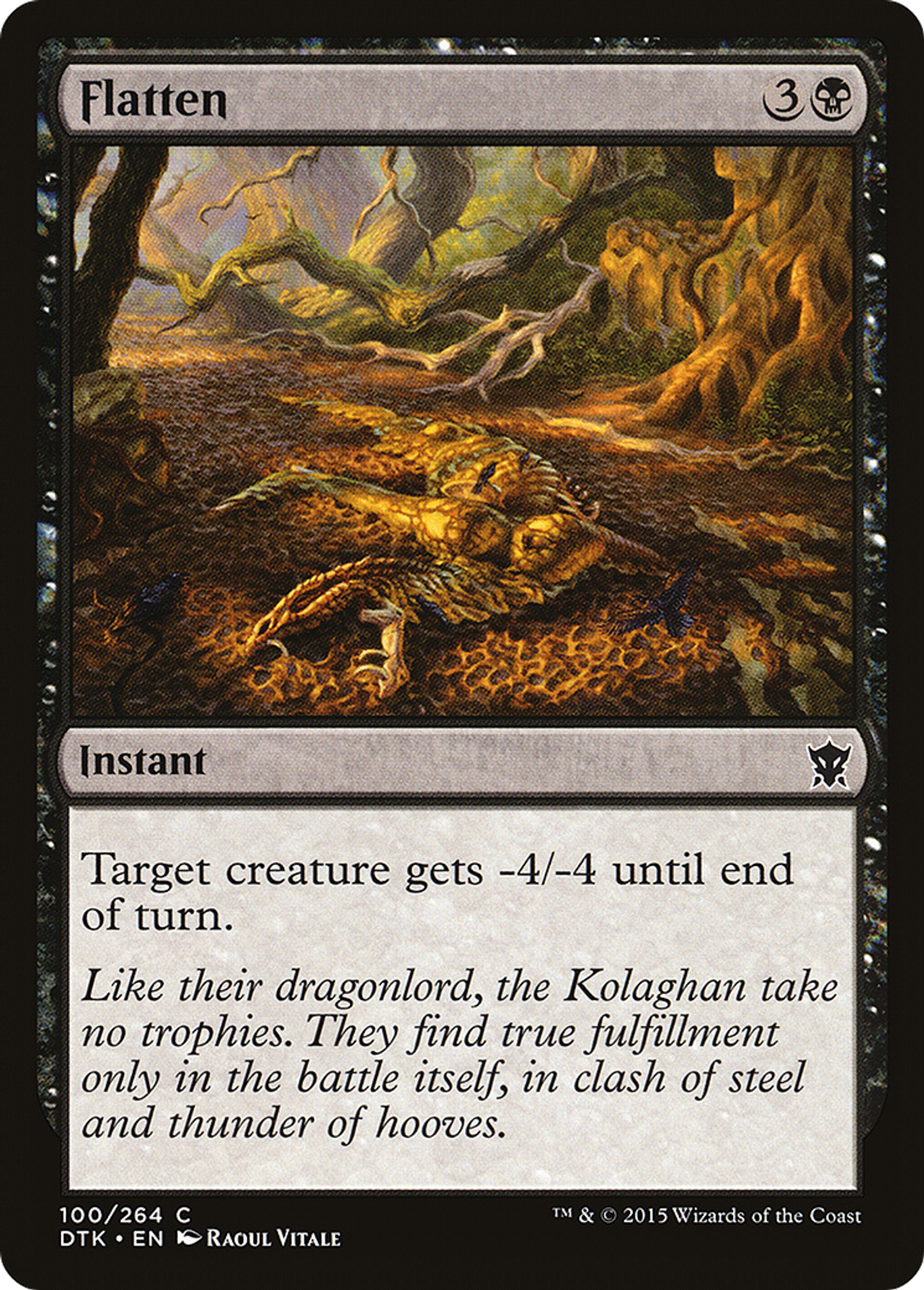 Aplatissement — Dragons of Tarkir — Magic: The Gathering