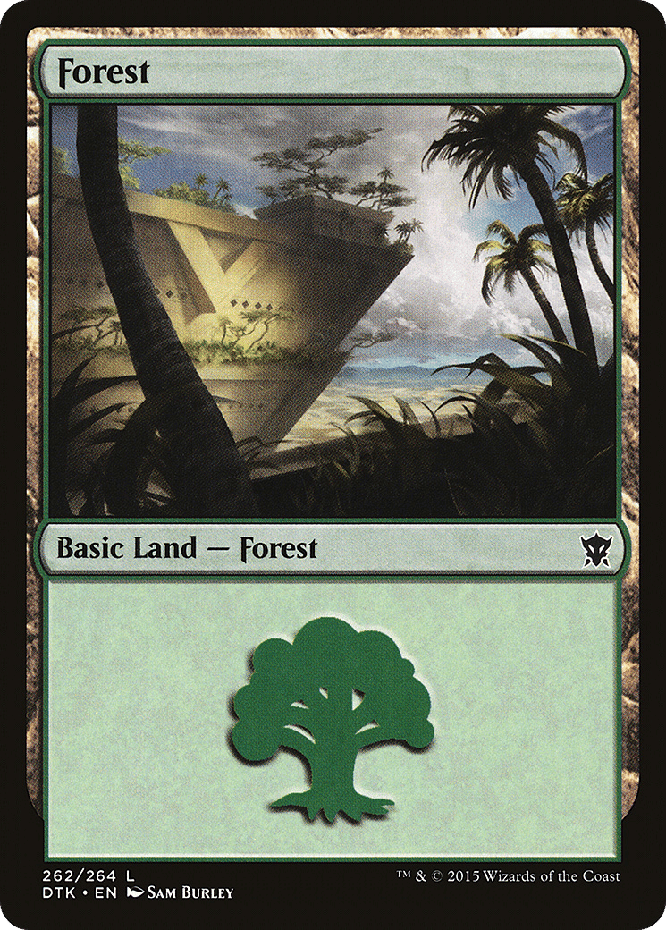 Forest — Dragons of Tarkir — Magic: The Gathering