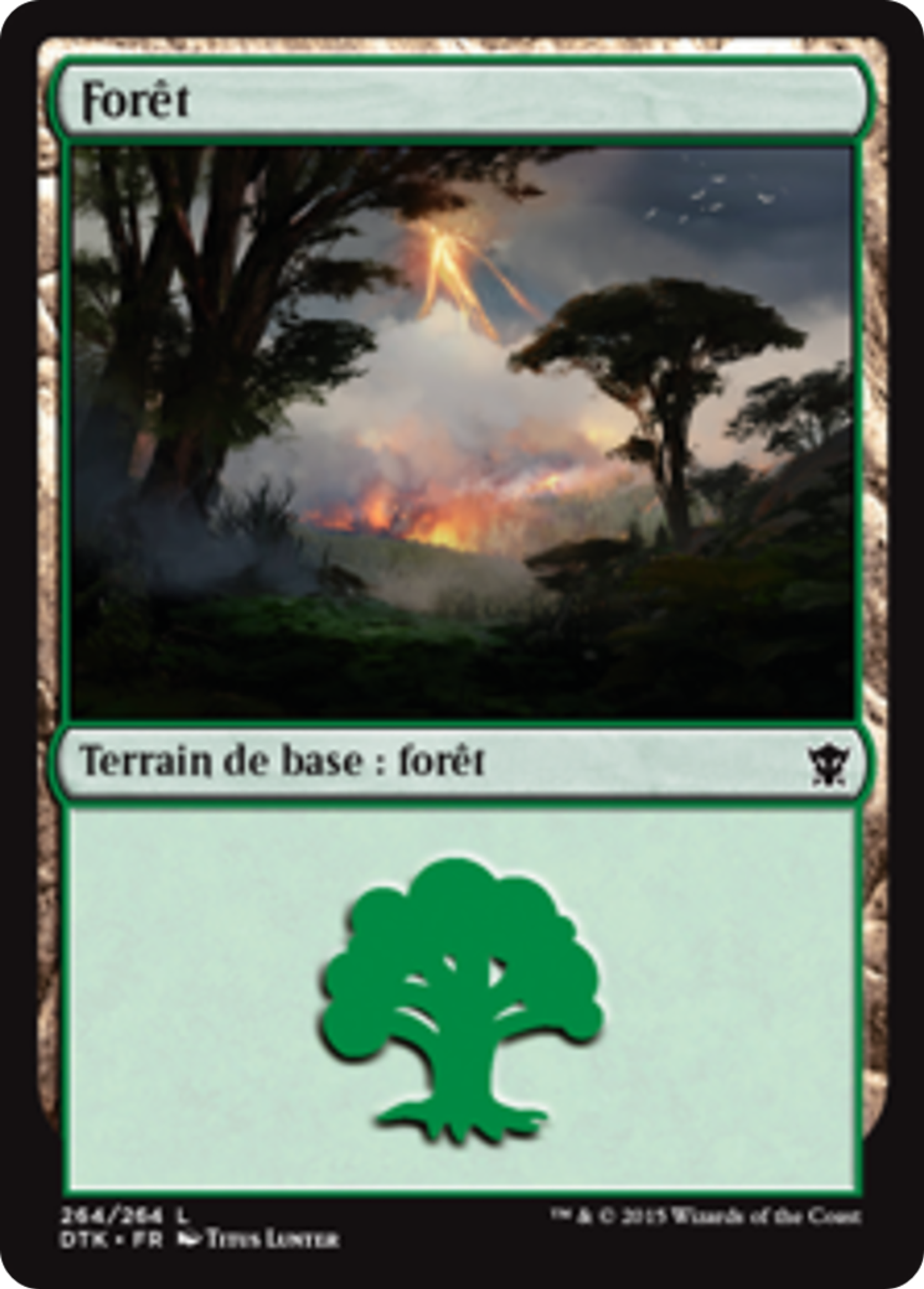 Forêt — Dragons of Tarkir — Magic: The Gathering