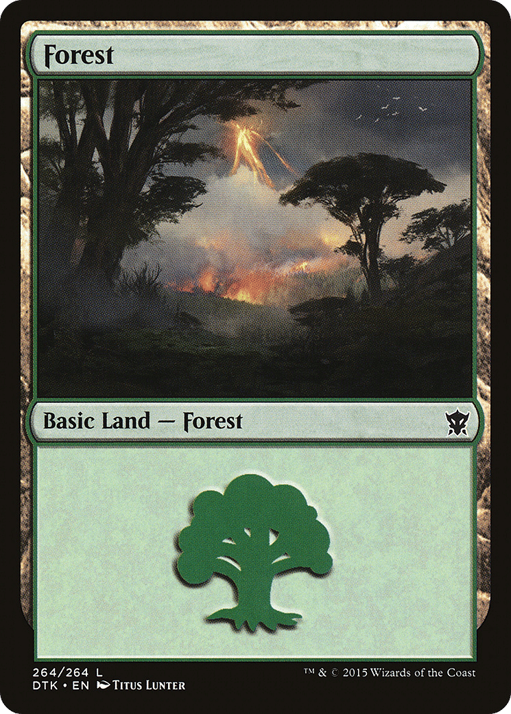 Forest — Dragons of Tarkir — Magic: The Gathering