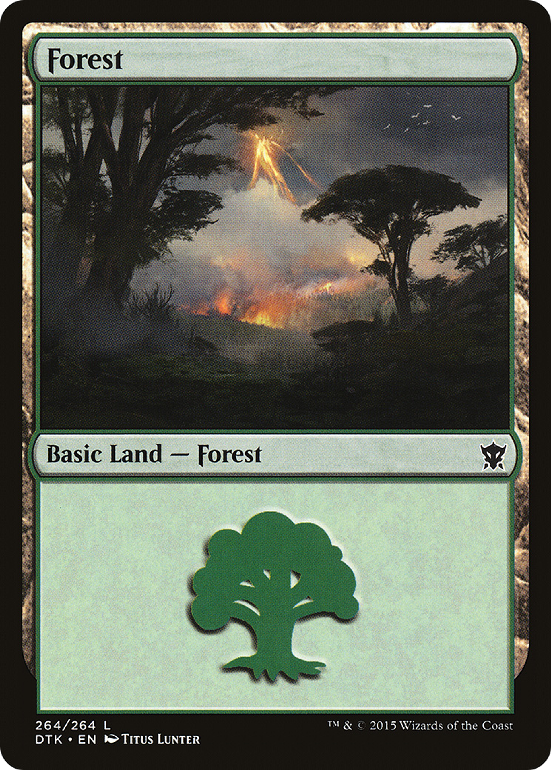 Forêt — Dragons of Tarkir — Magic: The Gathering