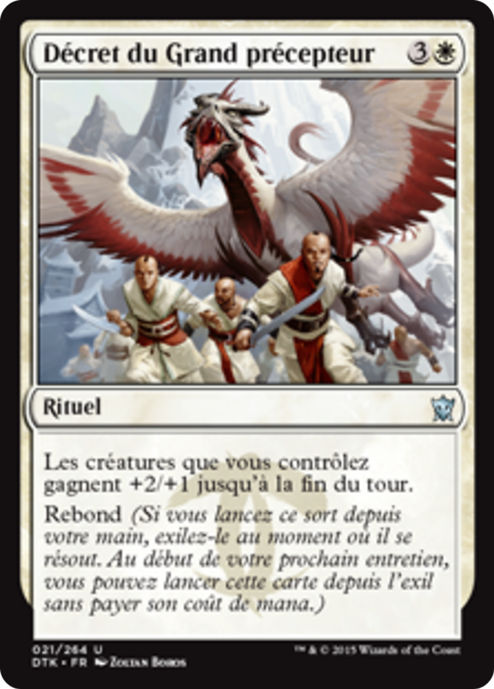 Décret du Grand précepteur — Dragons of Tarkir — Magic: The Gathering