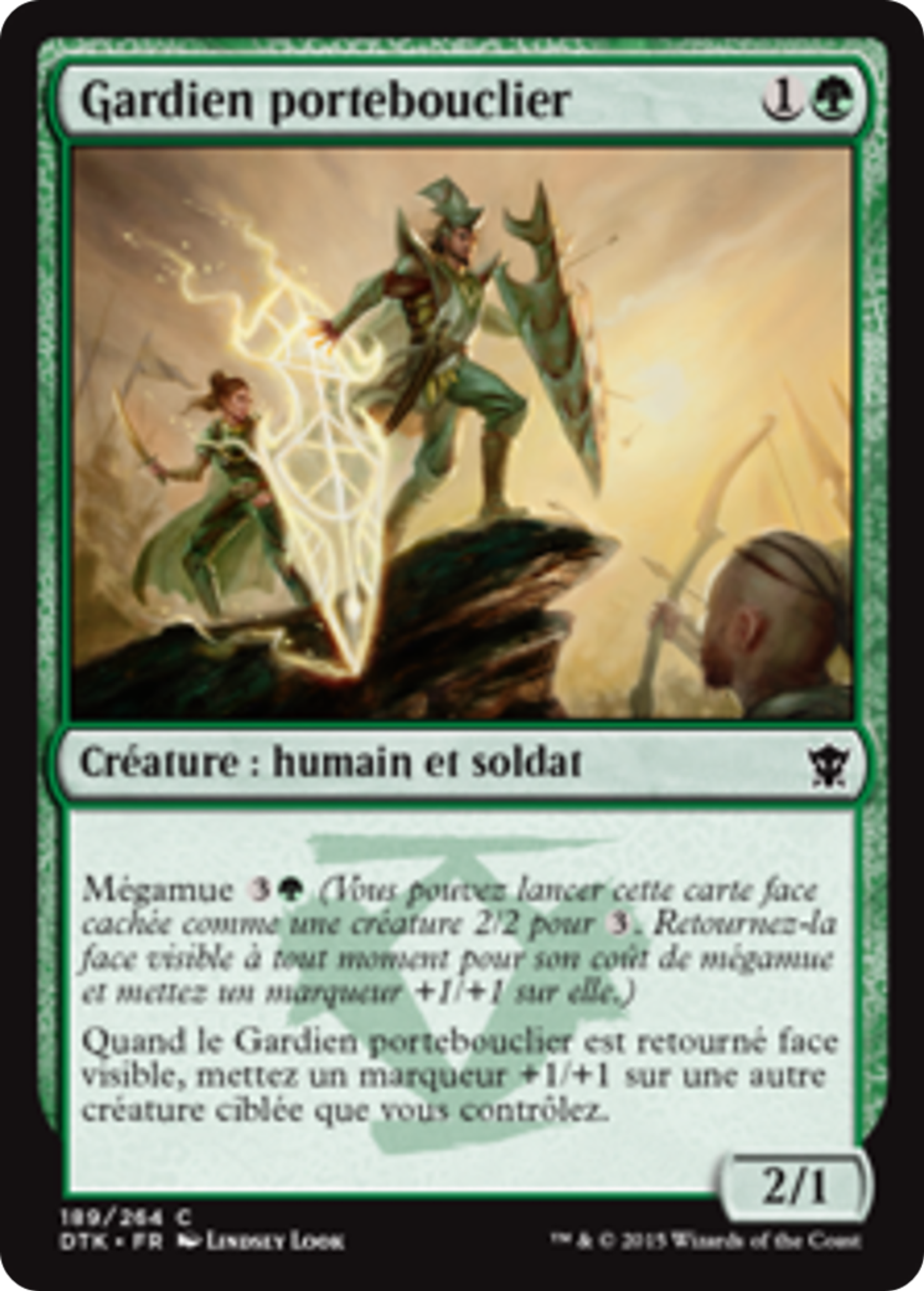 Gardien portebouclier — Dragons of Tarkir — Magic: The Gathering