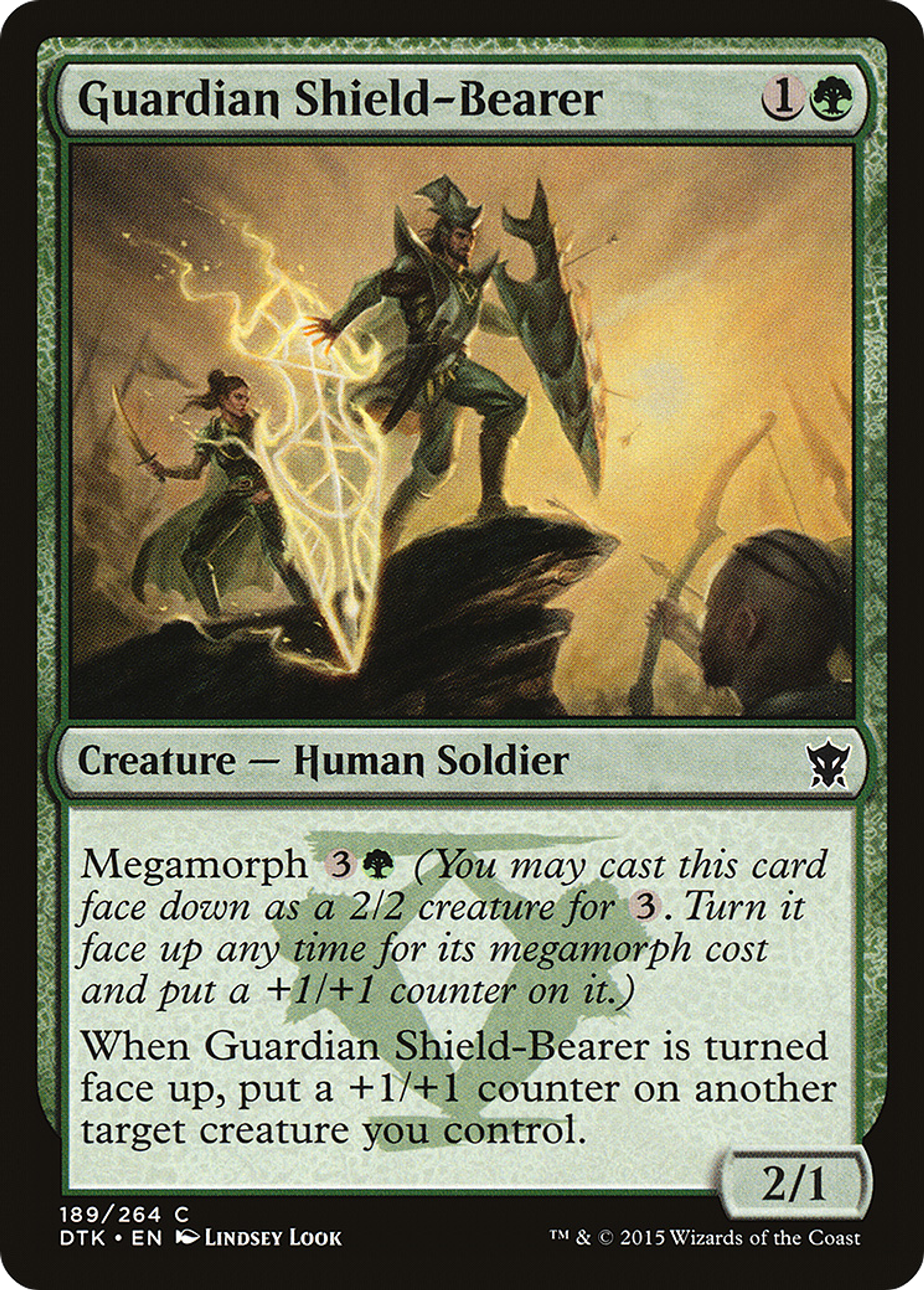 Gardien portebouclier — Dragons of Tarkir — Magic: The Gathering