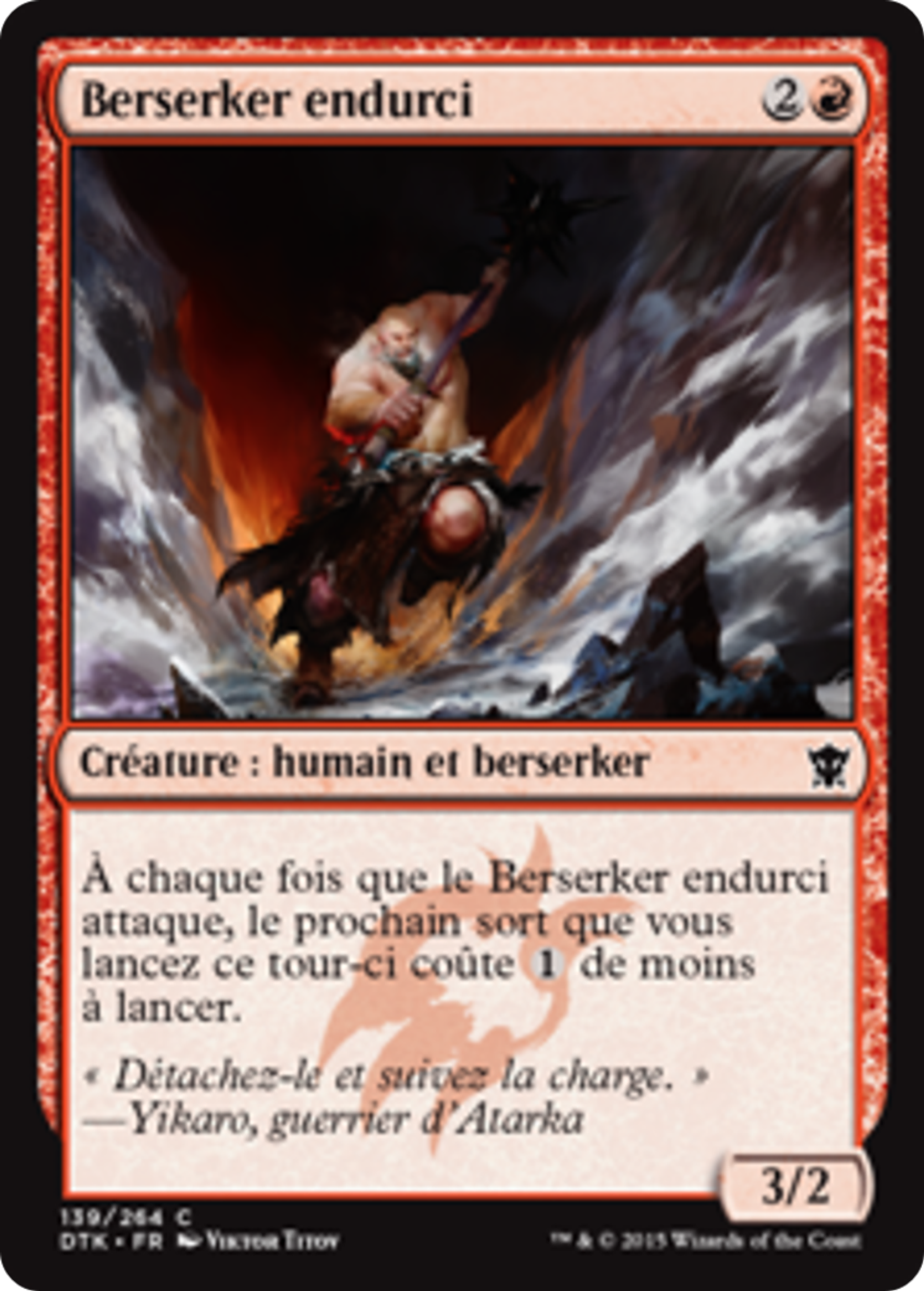 Berserker endurci — Dragons of Tarkir — Magic: The Gathering
