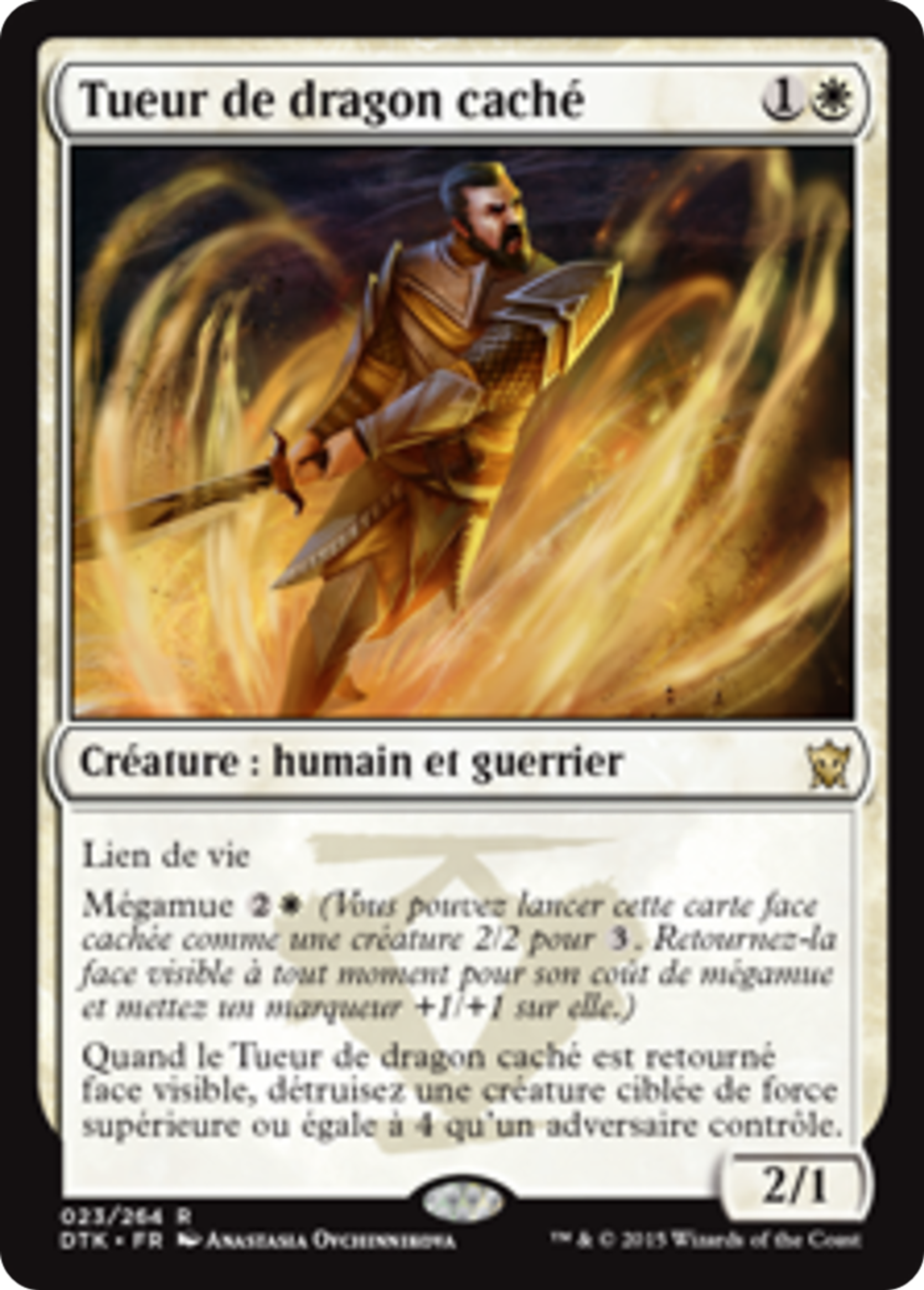 Tueur de dragon caché — Dragons of Tarkir — Magic: The Gathering