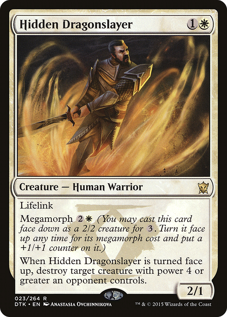 Hidden Dragonslayer — Dragons of Tarkir — Magic: The Gathering