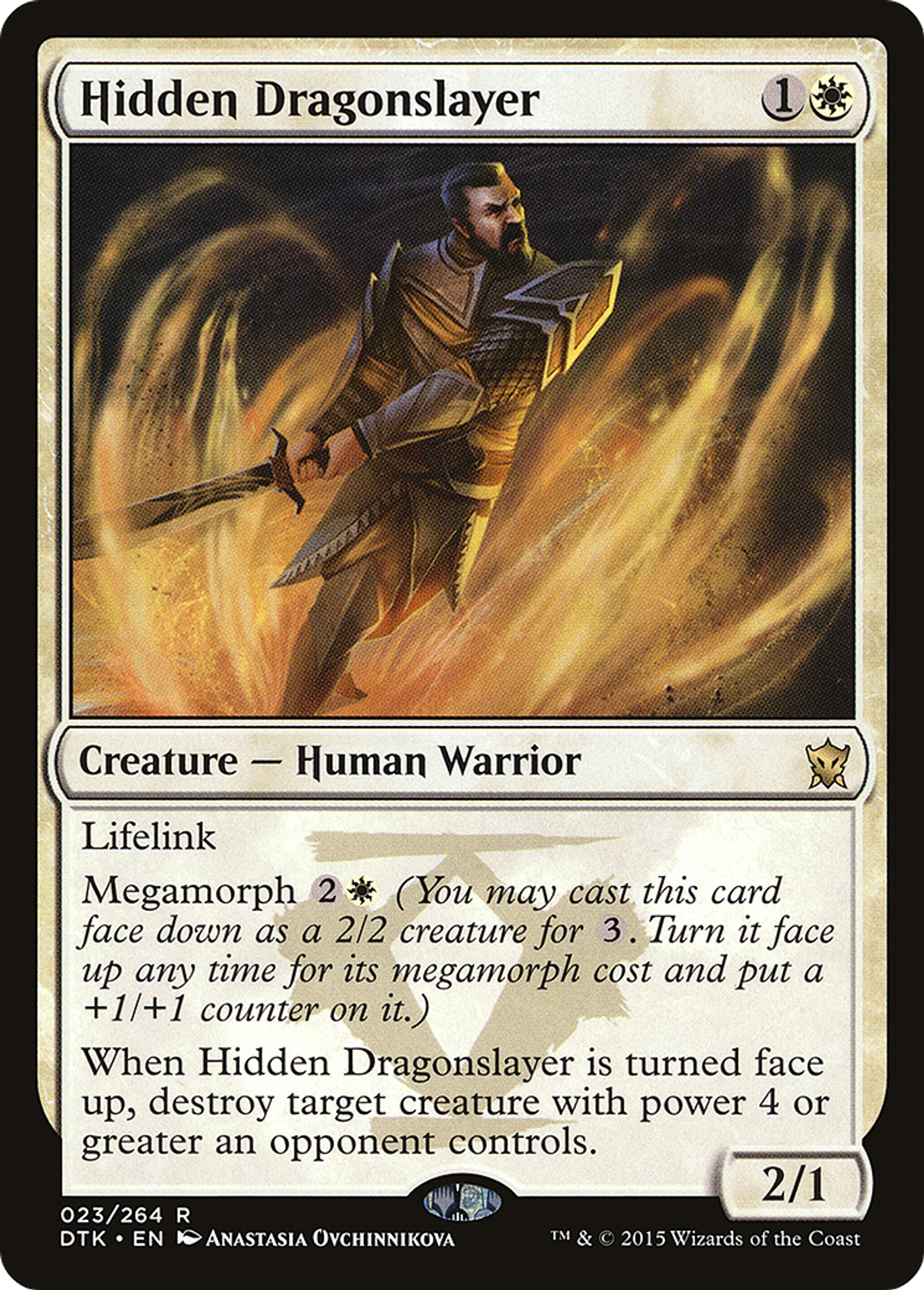 Tueur de dragon caché — Dragons of Tarkir — Magic: The Gathering