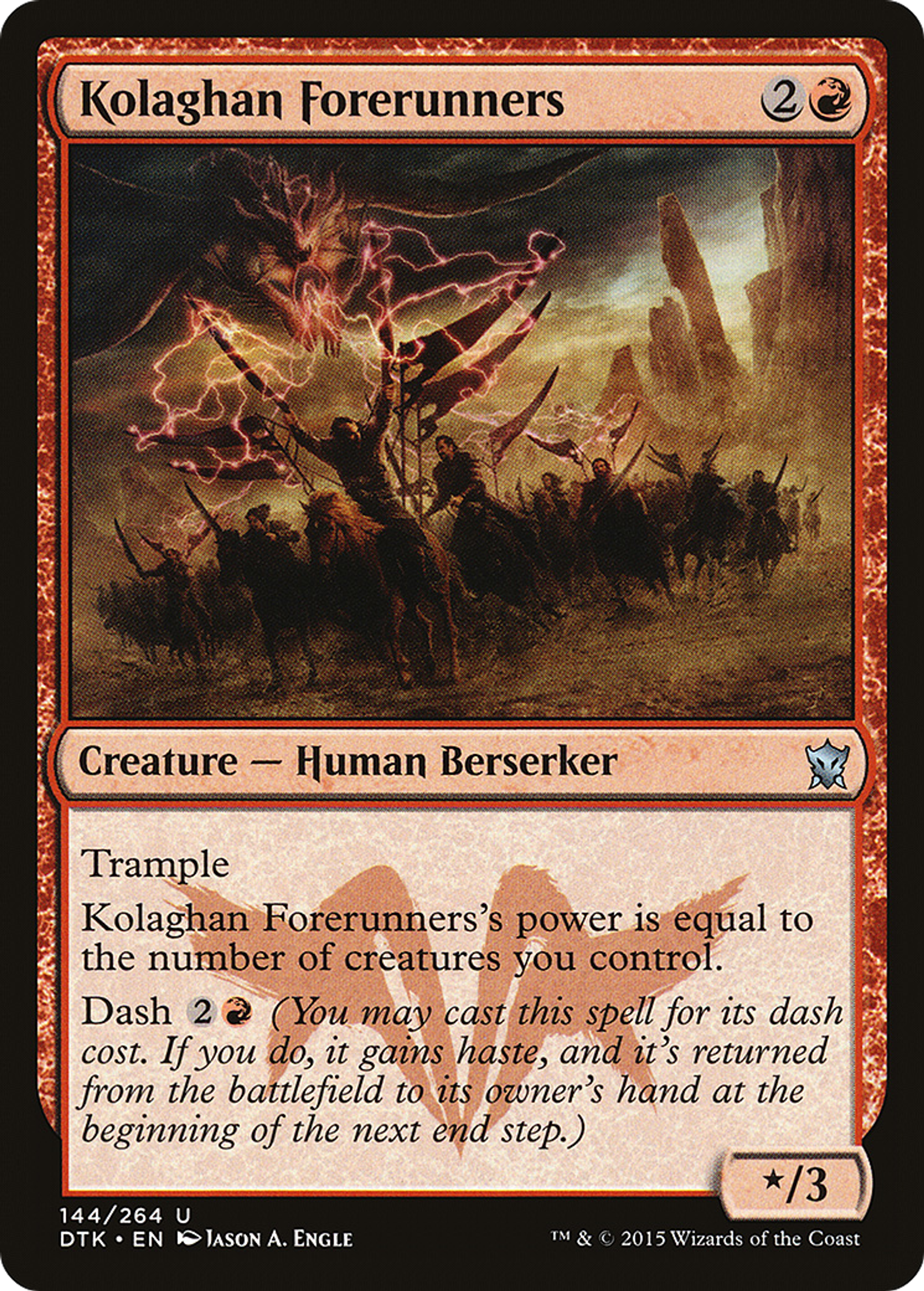 Avant-coureurs de Kolaghan — Dragons of Tarkir — Magic: The Gathering