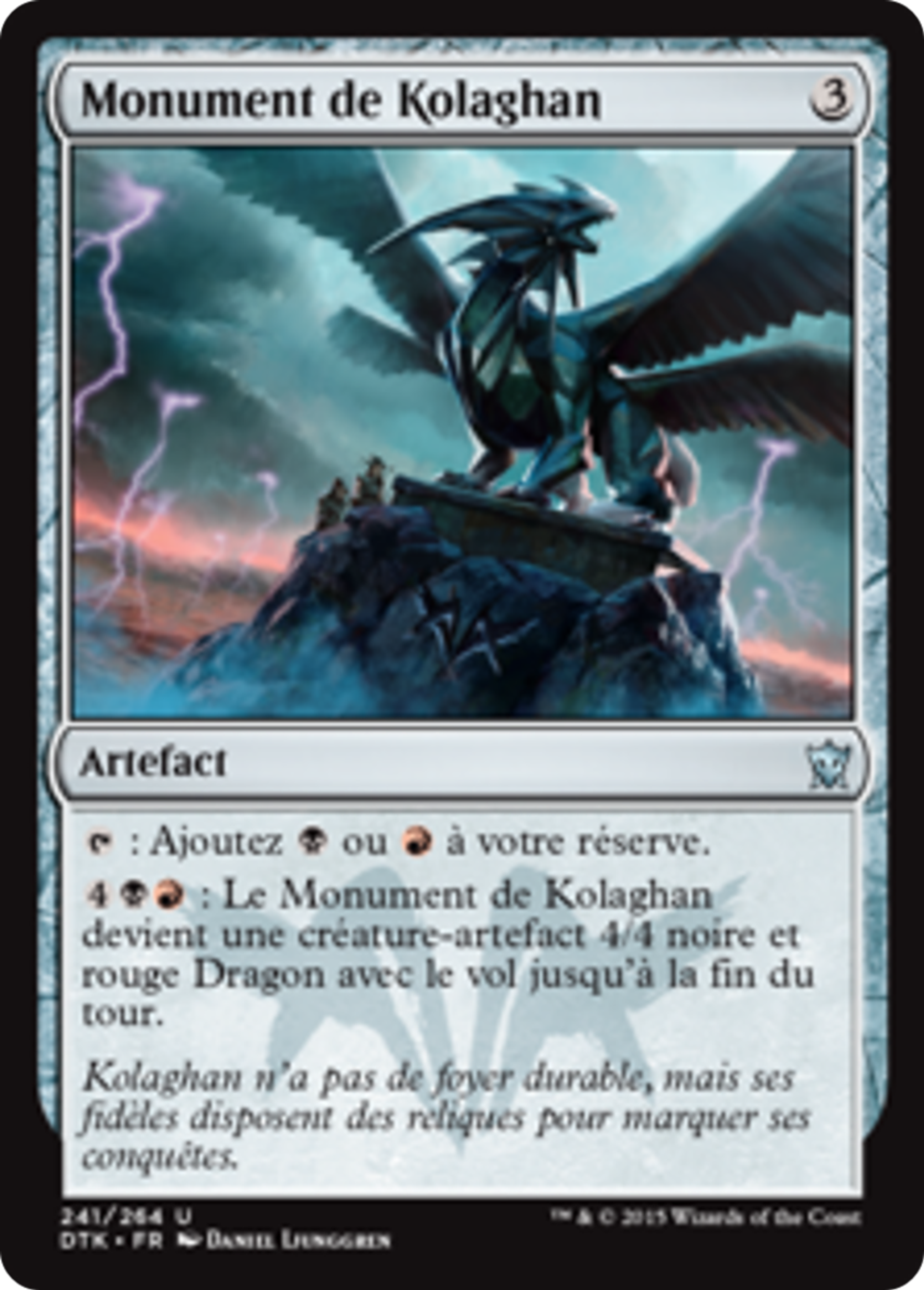 Monument de Kolaghan — Dragons of Tarkir — Magic: The Gathering