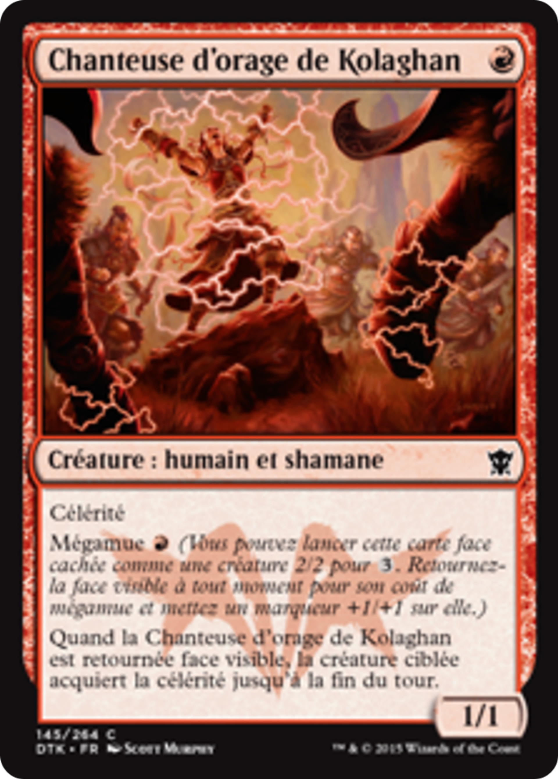Chanteuse d'orage de Kolaghan — Dragons of Tarkir — Magic: The Gathering