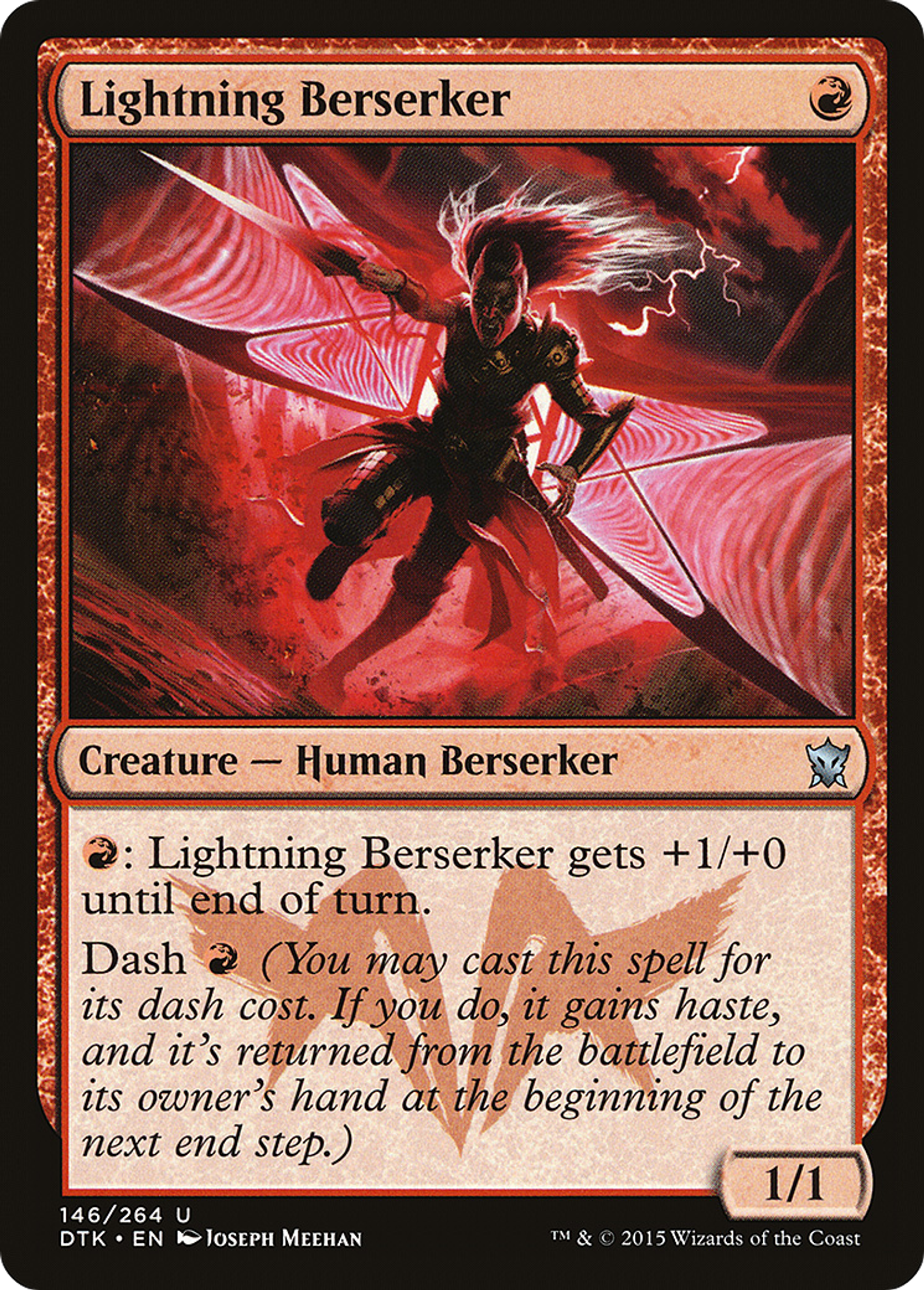 Berserker d'éclairs — Dragons of Tarkir — Magic: The Gathering
