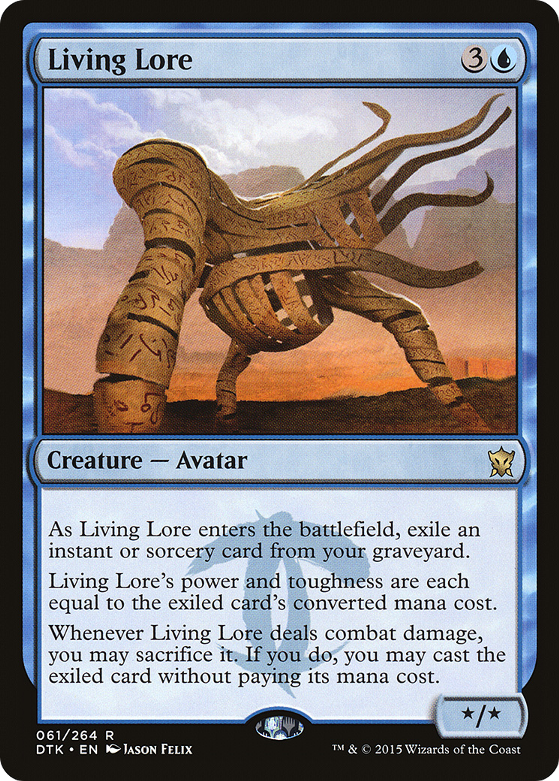Living Lore — Dragons of Tarkir — Magic: The Gathering