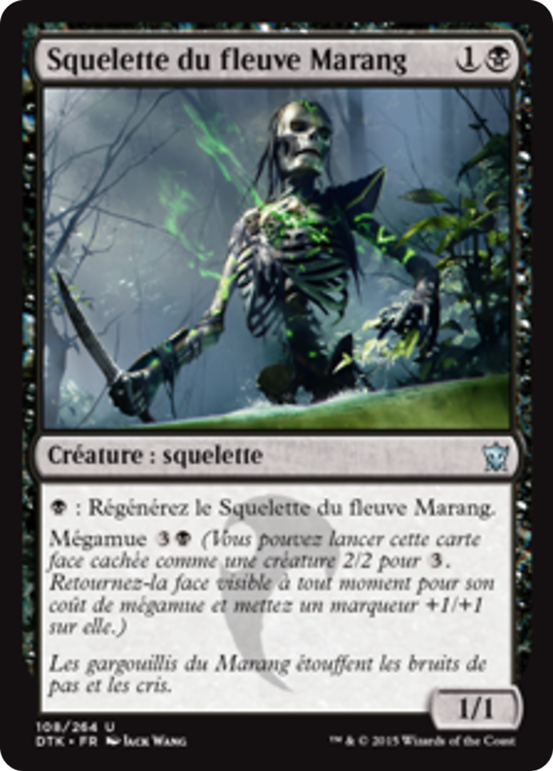 Squelette du fleuve Marang — Dragons of Tarkir — Magic: The Gathering