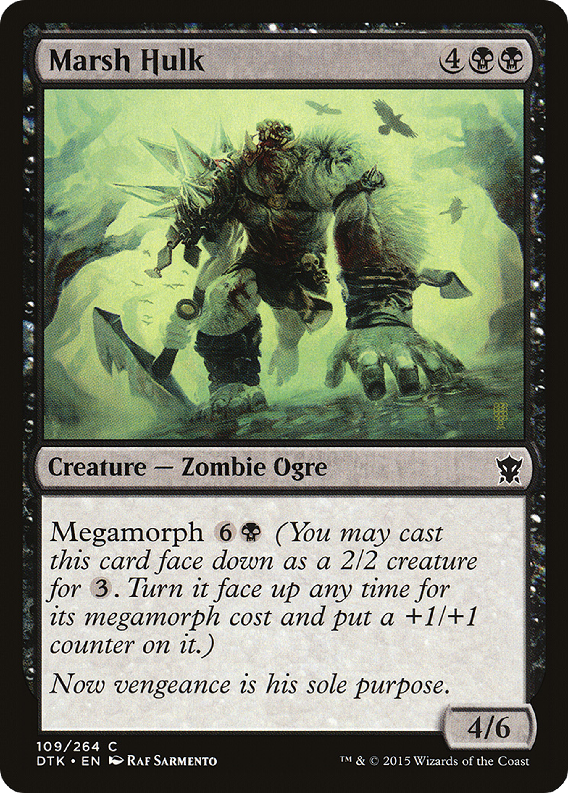 Carcasse des marécages — Dragons of Tarkir — Magic: The Gathering